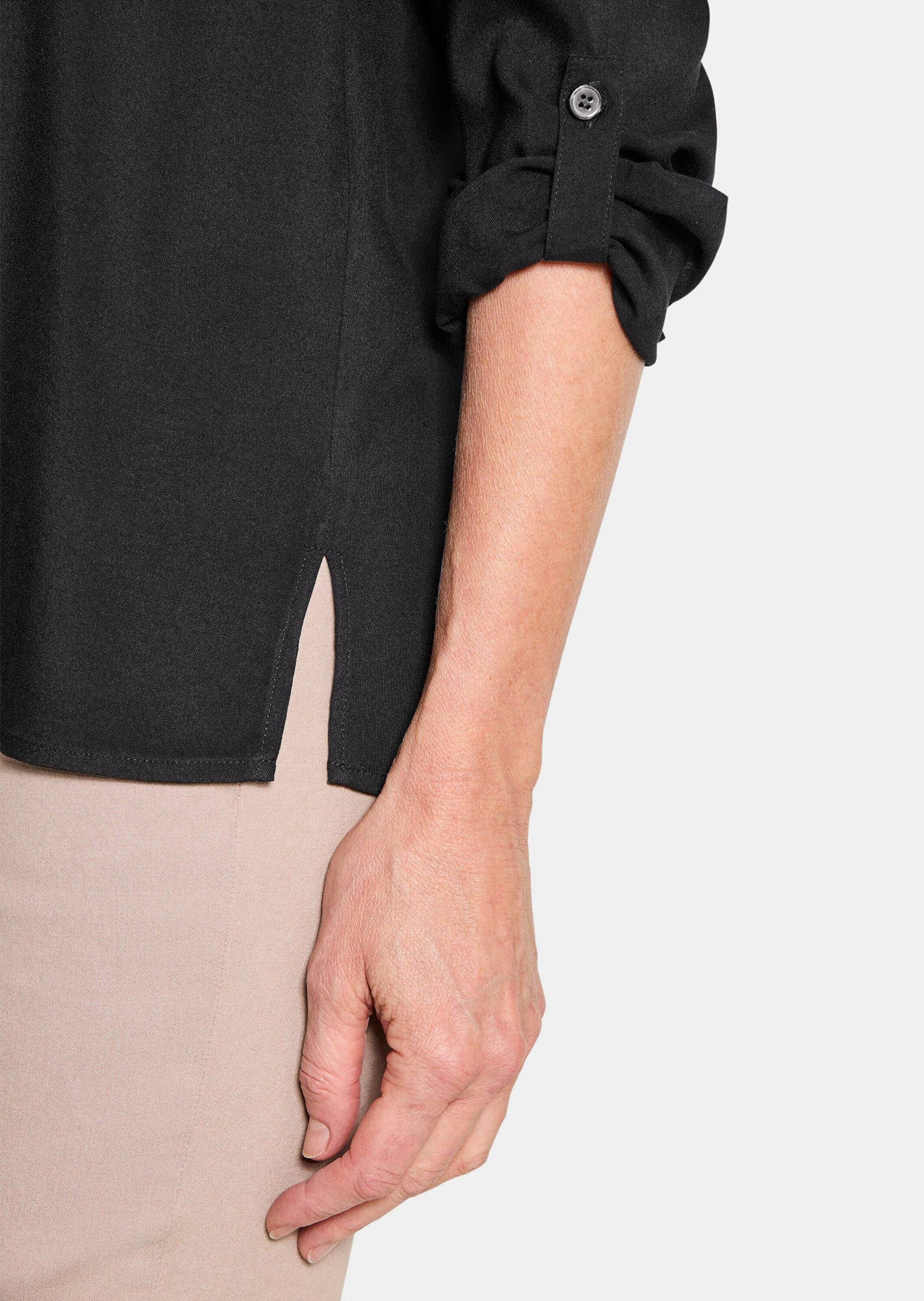 GOLDNER Klassische Bluse »Kurzgröße Schlupfbluse aus reiner Viskose«