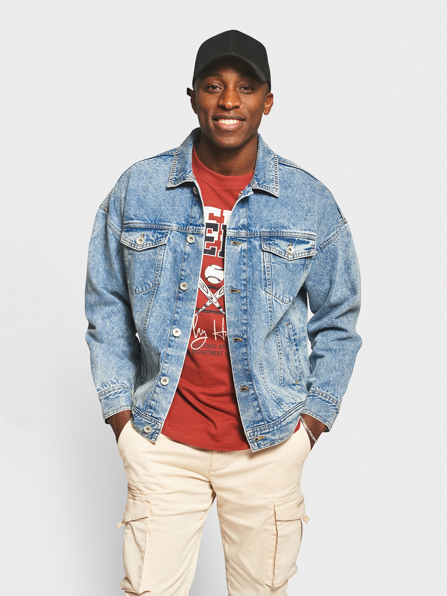REDEFINED REBEL Funktionsjacke "Redefined Rebel Jacket RRAshton Denim Jacke günstig online kaufen
