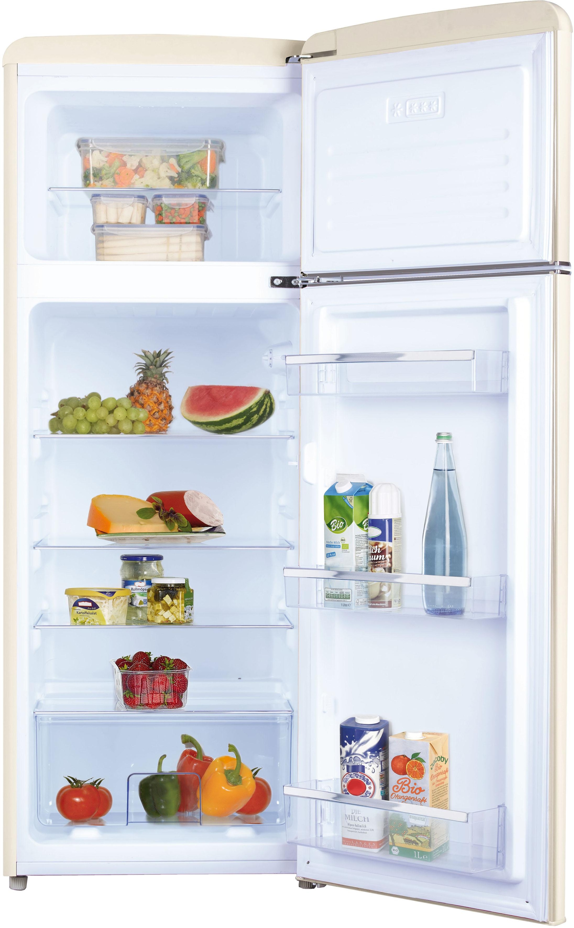 Amica Kühl-/Gefrierkombination »KGC 15635 B« 144 cm hoch 55 cm breit