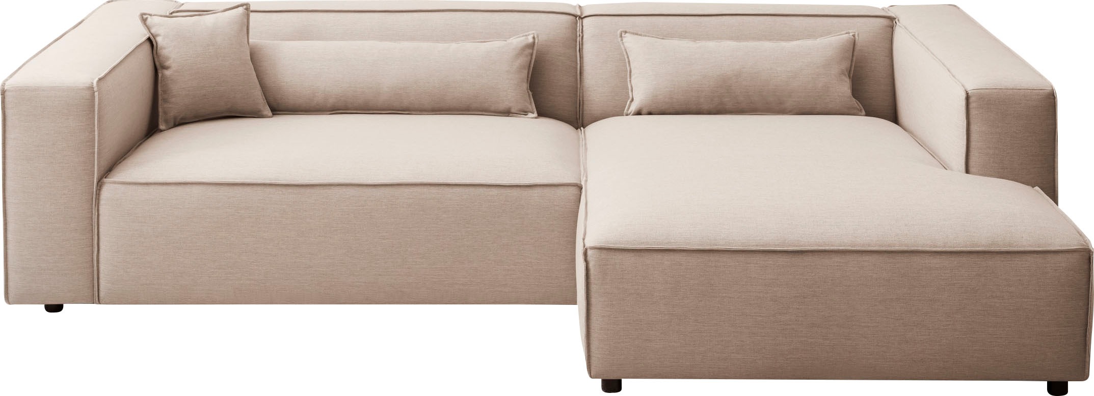 LeGer Home by Lena Gercke Ecksofa "PIARA XXL, Big-Sofa in Cord oder Leineno günstig online kaufen