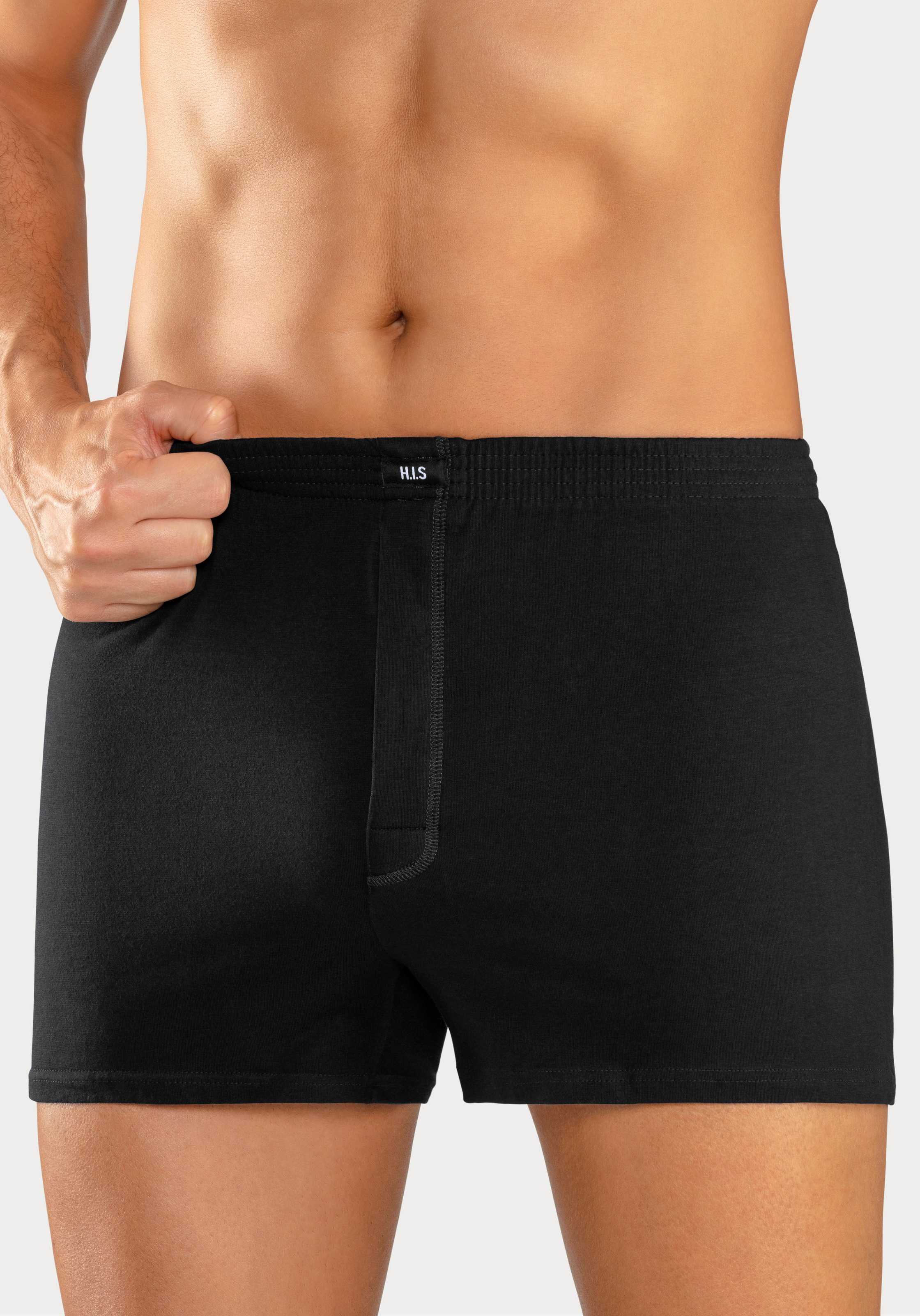 H.I.S Weiter Boxer Packung, 2 Stk. tlg., aus weicher Single Jersey Ware günstig online kaufen