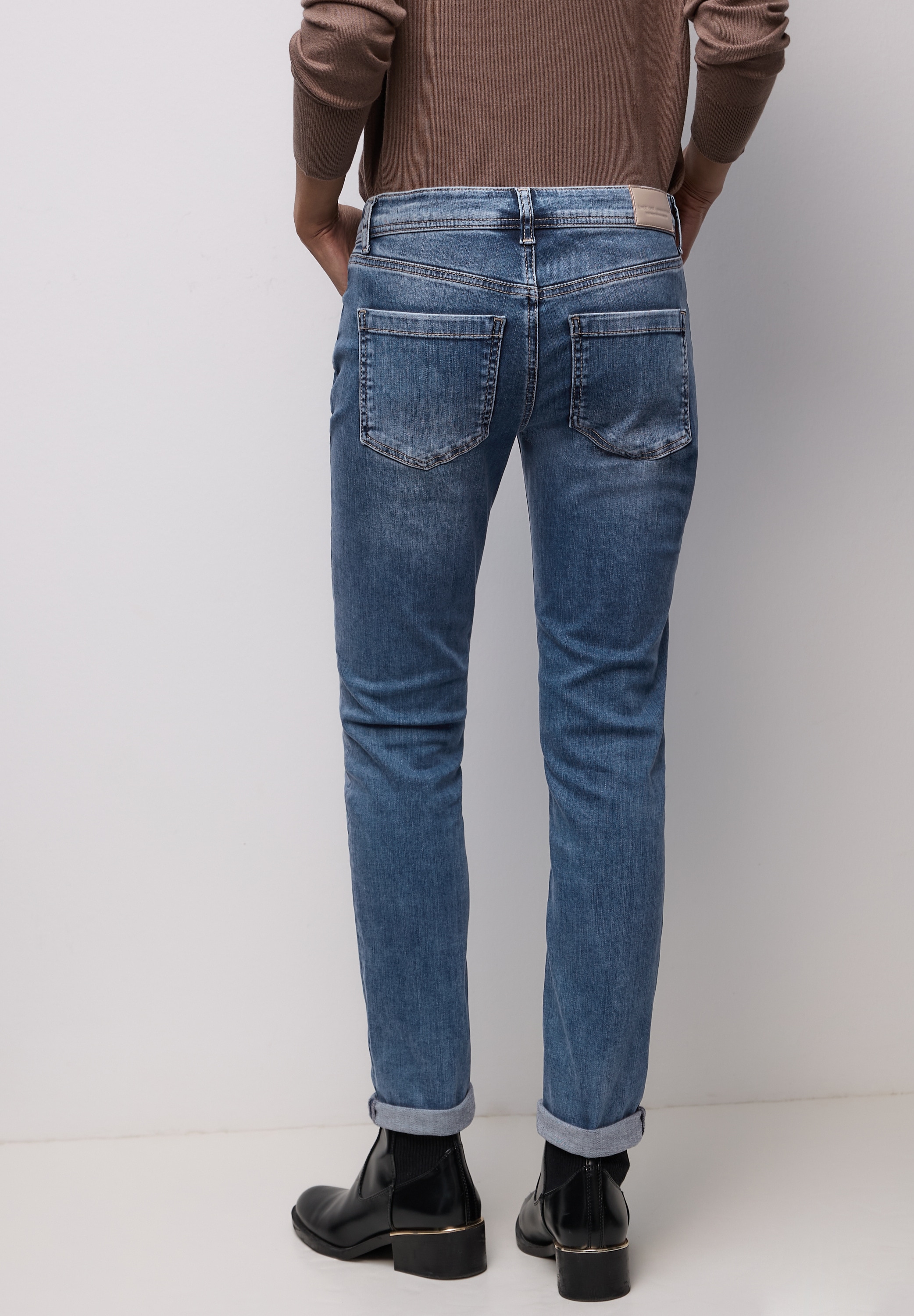 STREET ONE Comfort-fit-Jeans Middle Waist