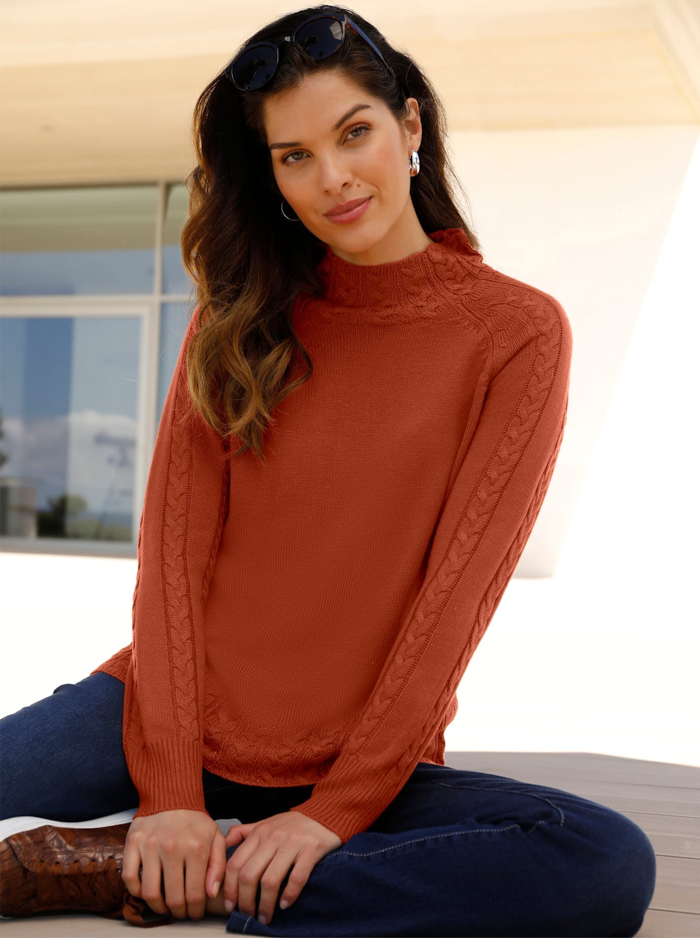 Classic Basics Stehkragenpullover "Stehkragen-Pullover" günstig online kaufen