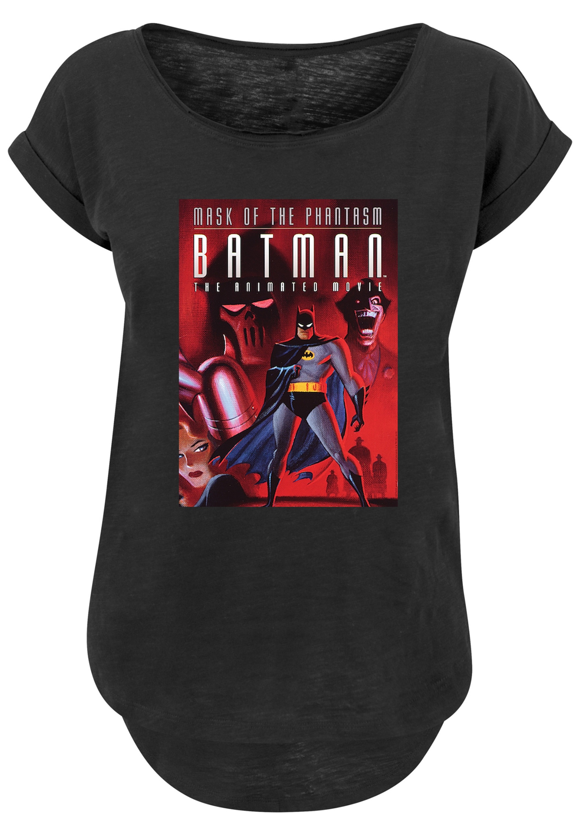 F4NT4STIC T-Shirt »DC Comics Batman Mask Of The Phantasm«, Damen,Premium Merch,Lang,Longshirt,Bedruckt
