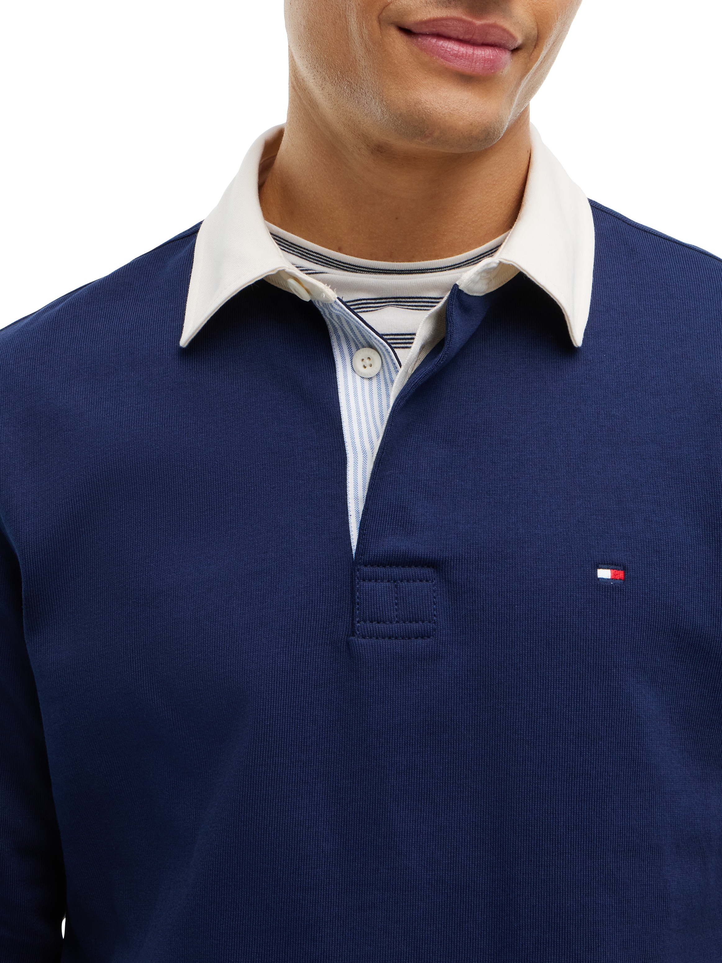 Tommy Hilfiger Rugbyshirt »ESSENTIAL SOLID«