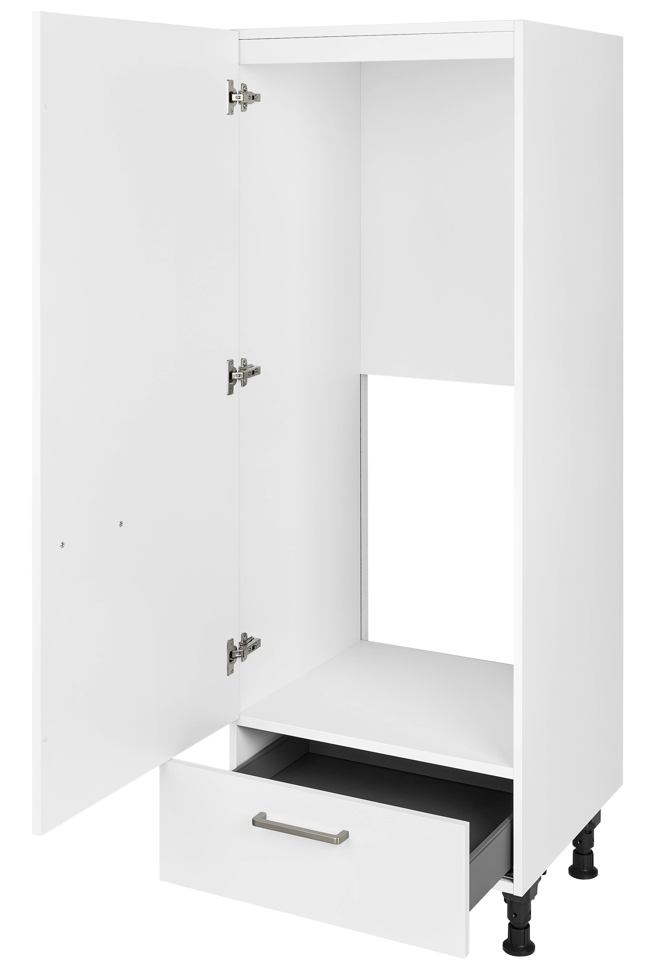 nobilia® Kühlumbauschrank »"Touch", Ausrichtung wählbar, mit Schubkasten,«, vormontiert, Breite/Höhe: 60/167,8 cm