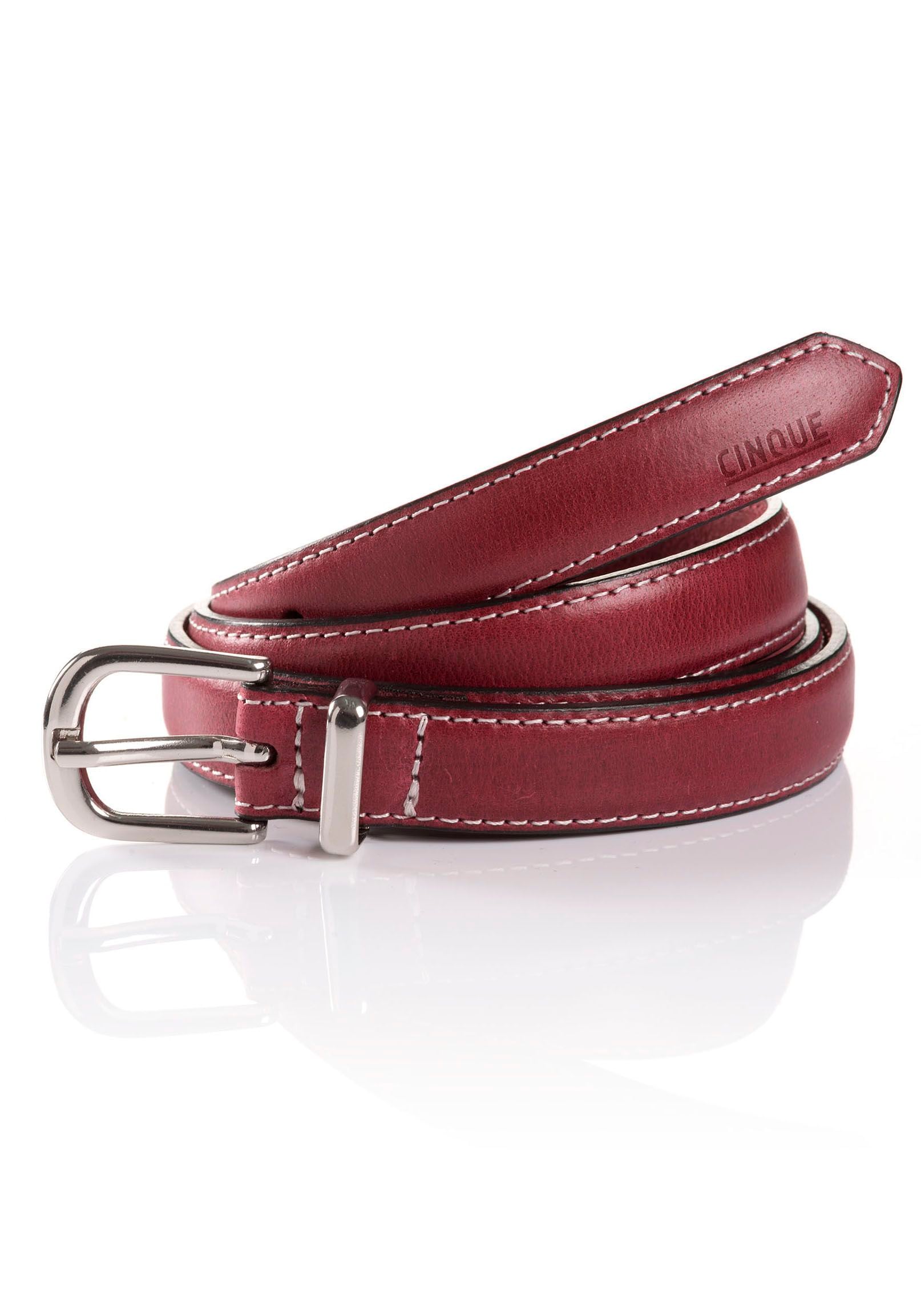 Cinque "BOSA" mit Blindprägung und Gürtelschlaufe aus Metall günstig online kaufen