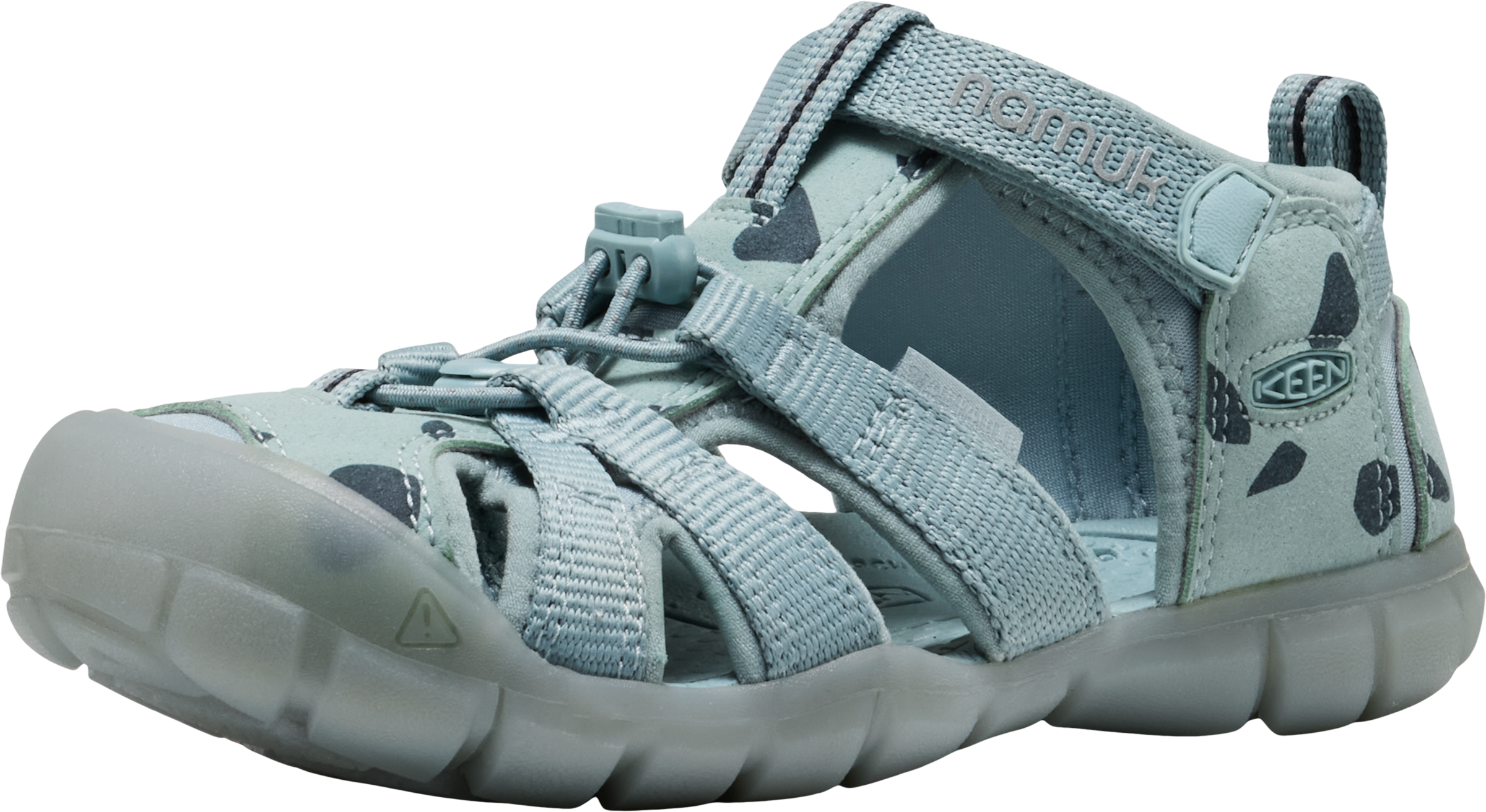 Sandale KEEN "SEACAMP II CNX", Jungen, Gr. 34, ice blau, Synthetik, Schuhe Sandale