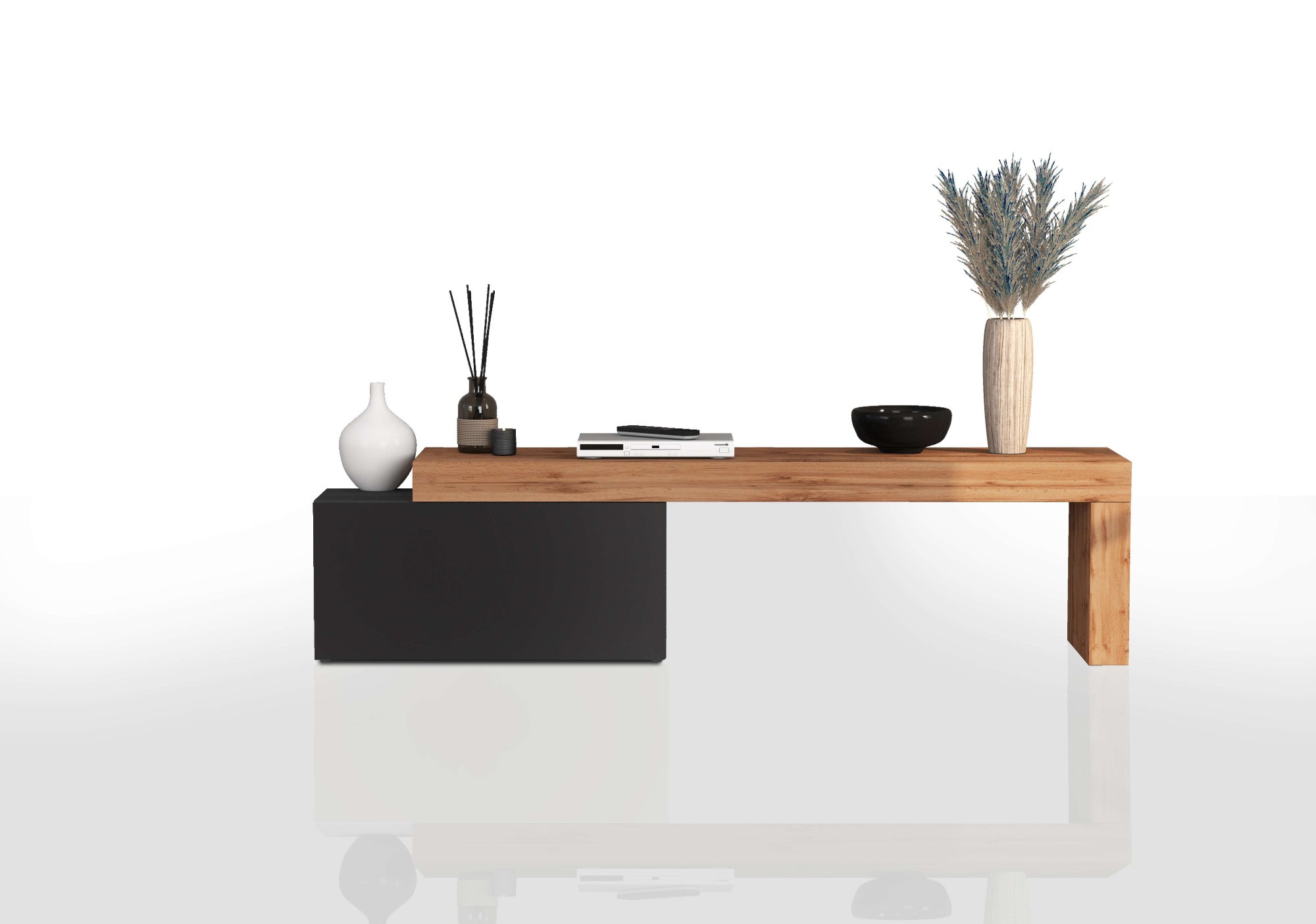 INOSIGN TV-Board "Chronos TV-Board, Lowboard", (1 St., Breite verstellbar v günstig online kaufen