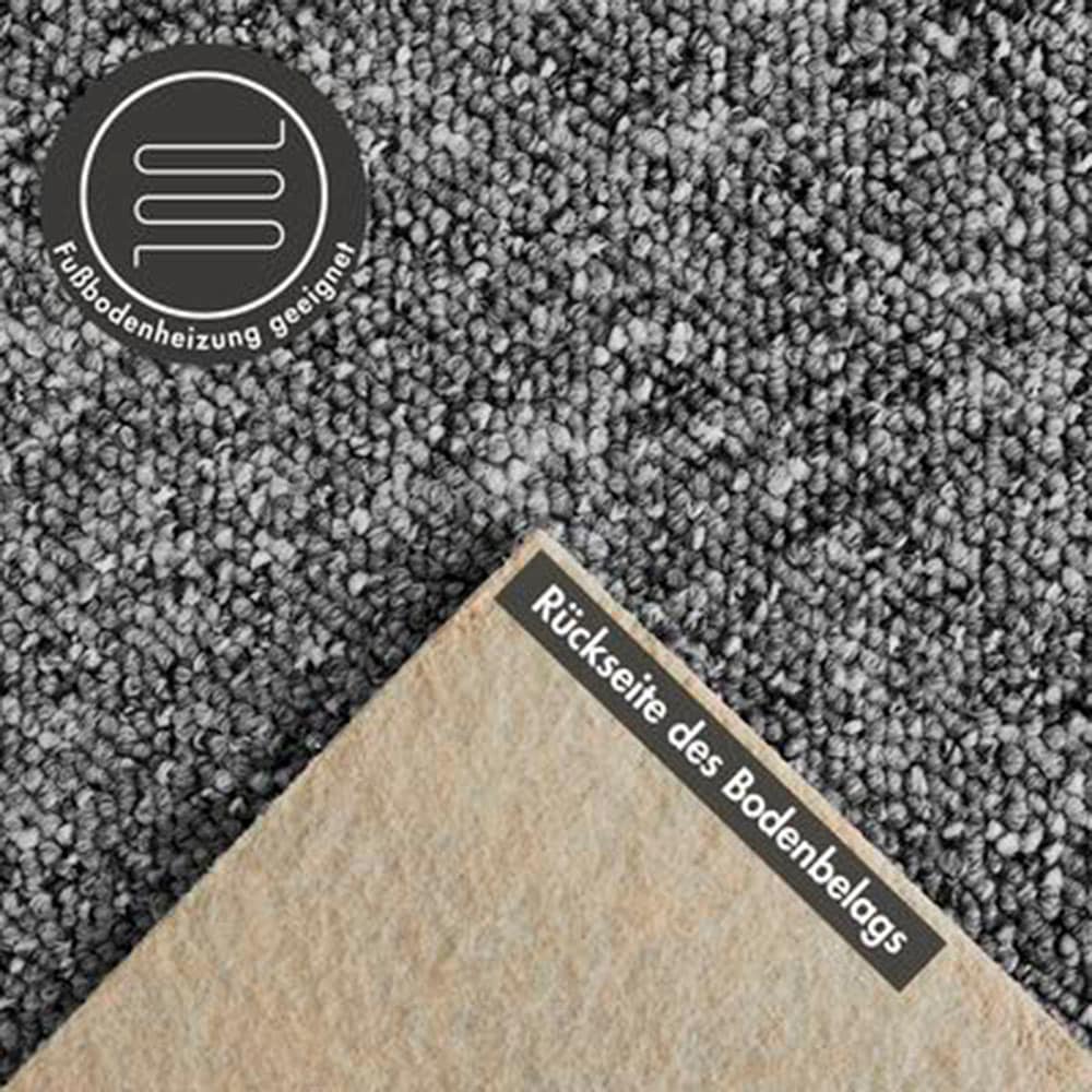 Andiamo Teppichboden »Carlos, Feinschlinge, Made in Netherlands«, rechteckig, 6,5 mm Höhe, melierte Optik, Breite 400 cm oder 500 cm, strapazierfähig