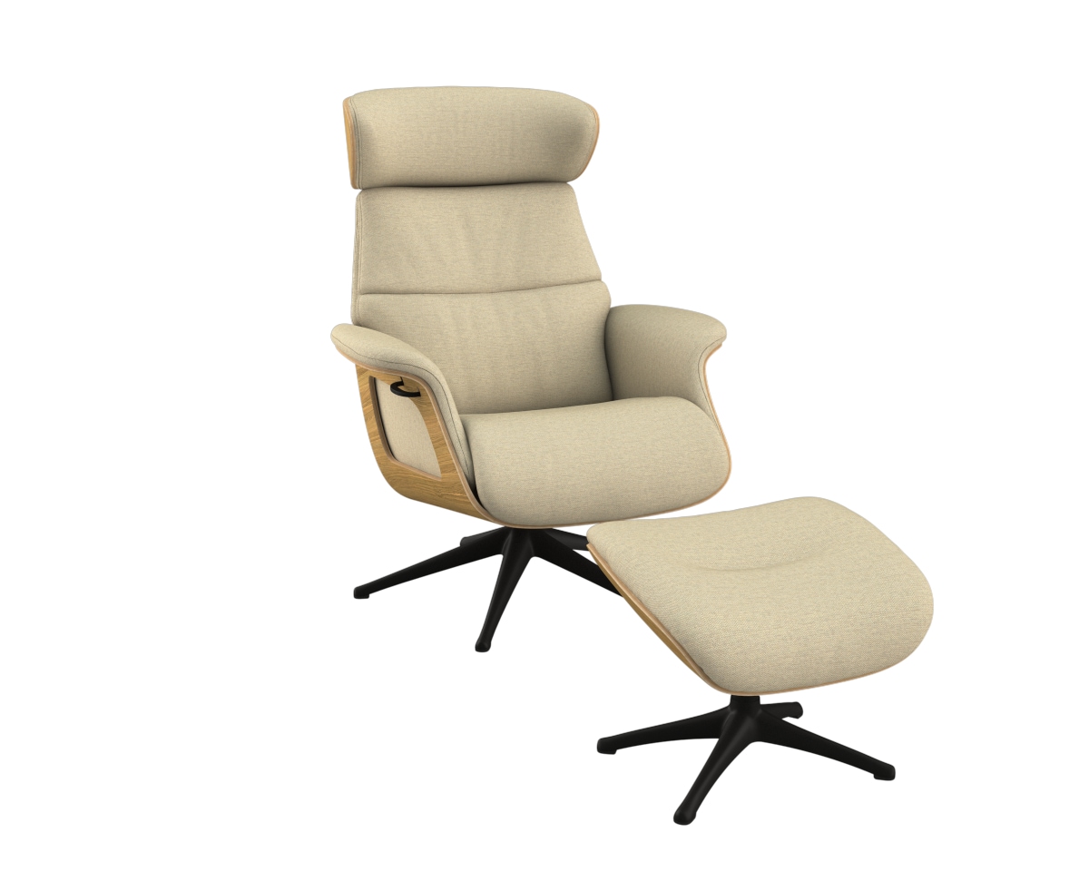 FLEXLUX Relaxsessel "Clement Rücken u. Kopfverstellung, ergonomisch, Aircha günstig online kaufen