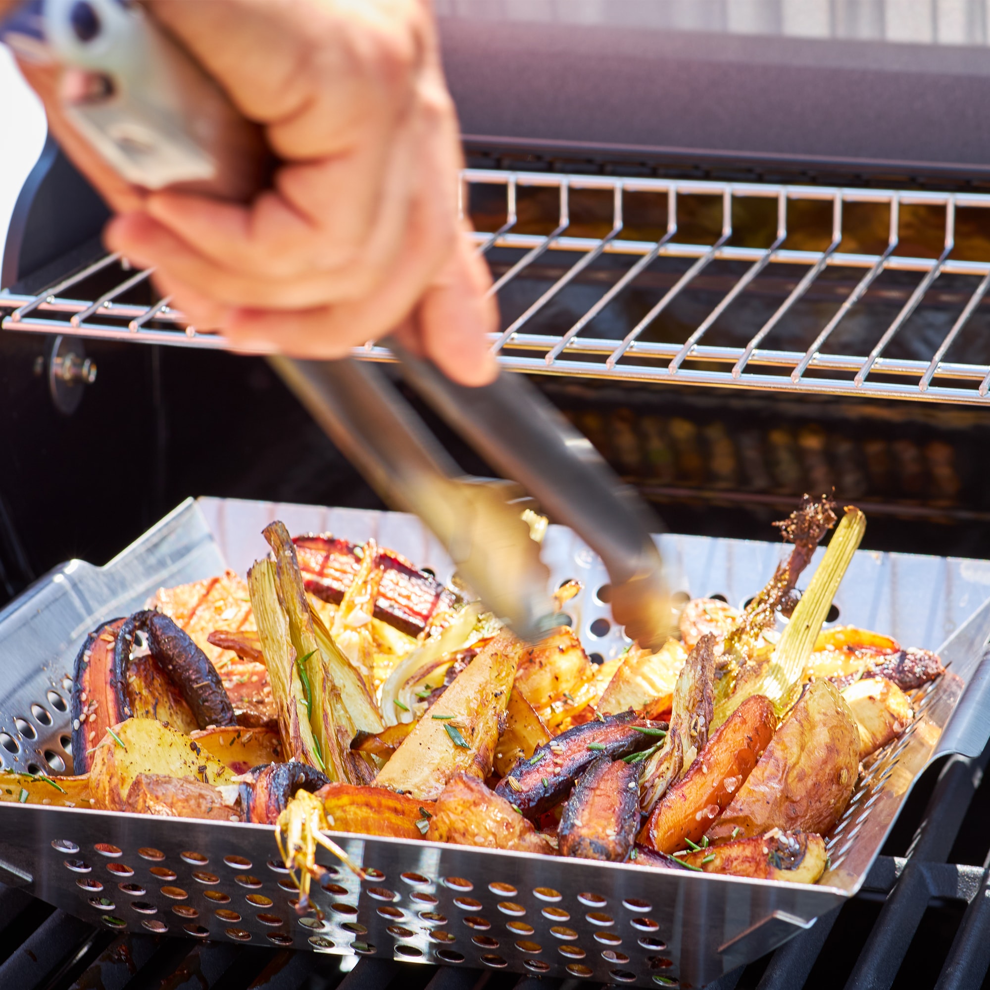 RÖSLE Grillpfanne »Grill- und Gemüsepfanne«, Edelstahl 18/10