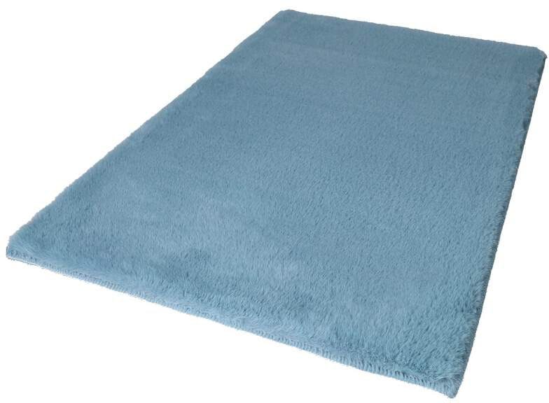 Carpet City Badematte "Topia Mats, Badteppich uni", Höhe 14 mm, rutschhemmend beschichtet, strapazierfähig, Hochflor, Ka