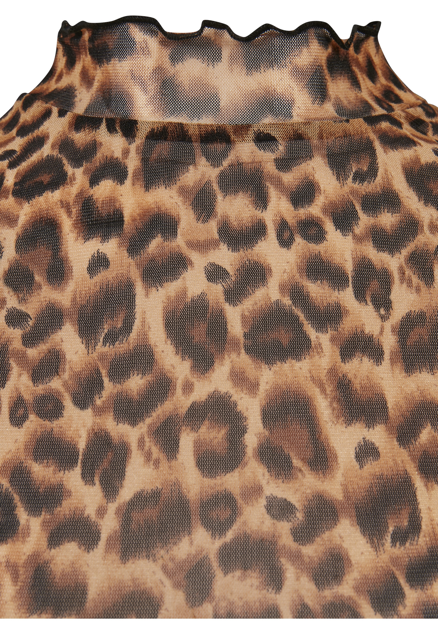 URBAN CLASSICS Shirtkleid »Urban Classics Damen Ladies Mesh Double Layer Dress« 1 Stk. tlg.