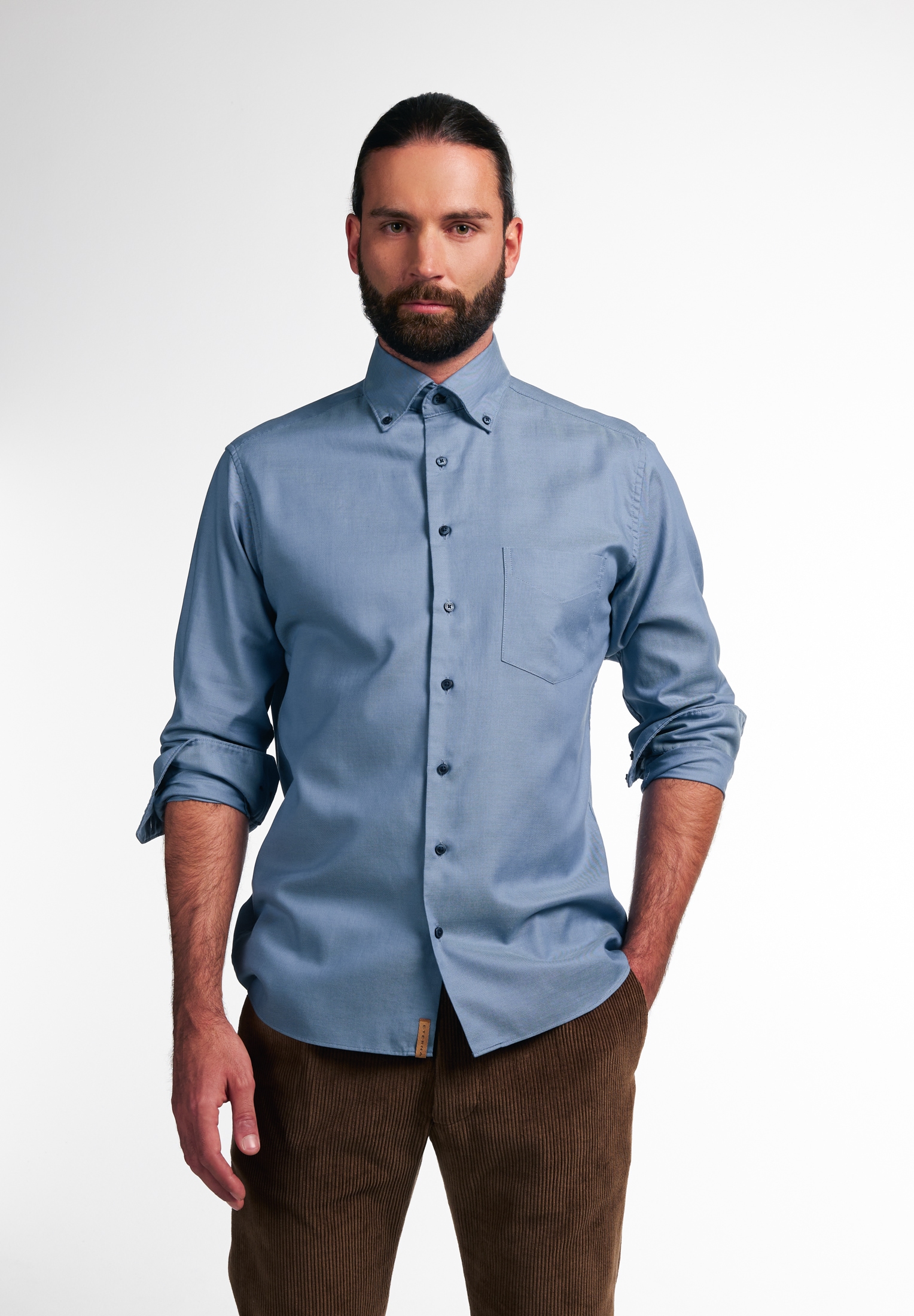 Eterna Langarmhemd "REGULAR FIT" EASY IRON (bügelleicht) günstig online kaufen
