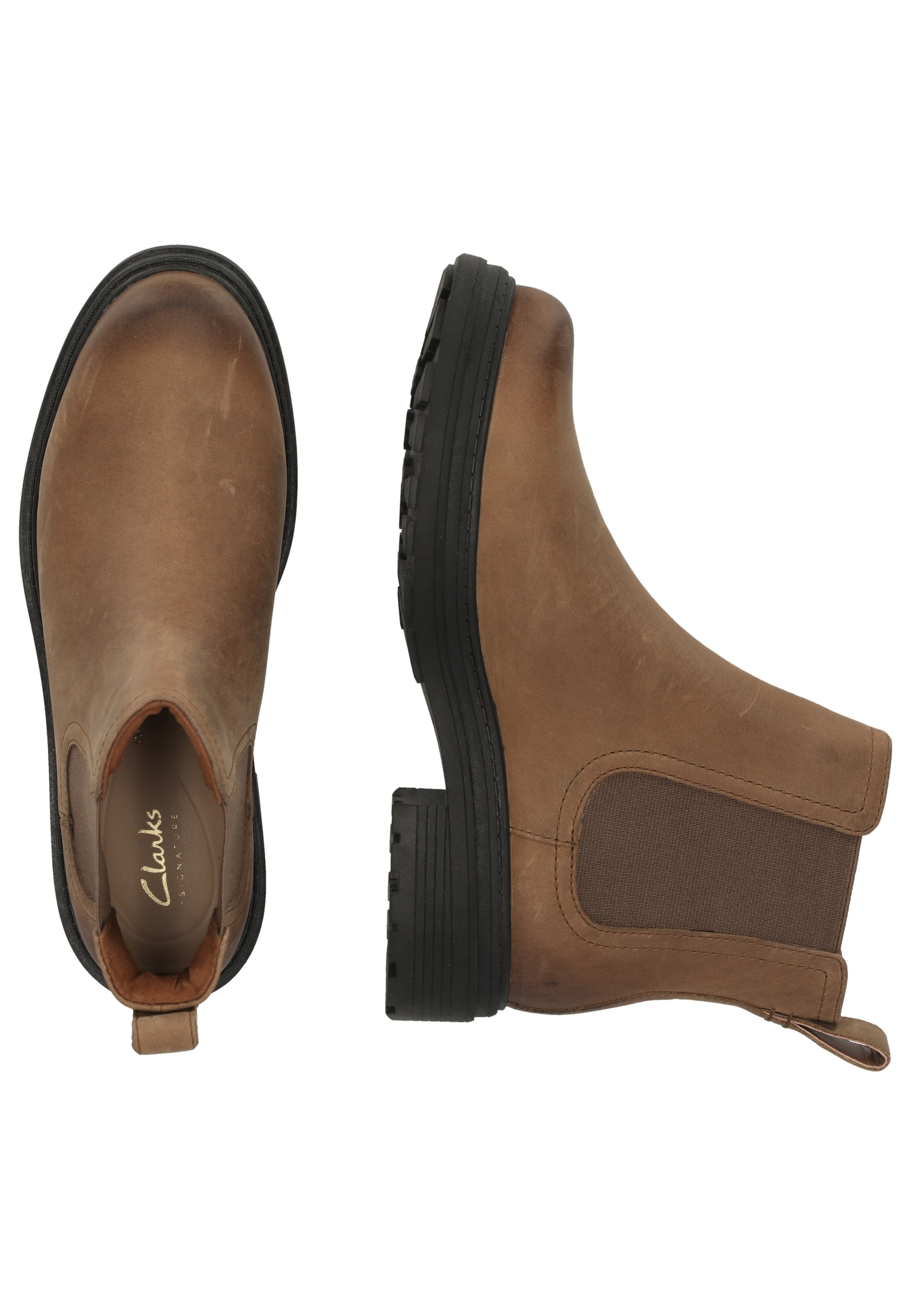 Clarks Stiefel »Orinoco3 Lane«  mit robuster, langlebiger Stollensohle