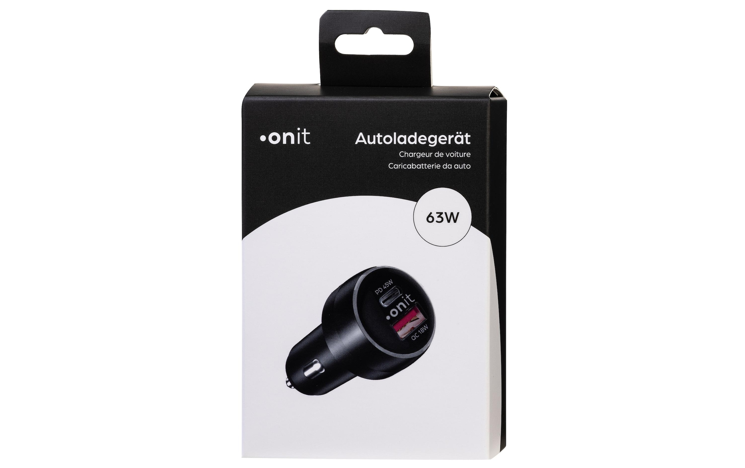 onit Auto-Adapter »Dual 63 W PD«