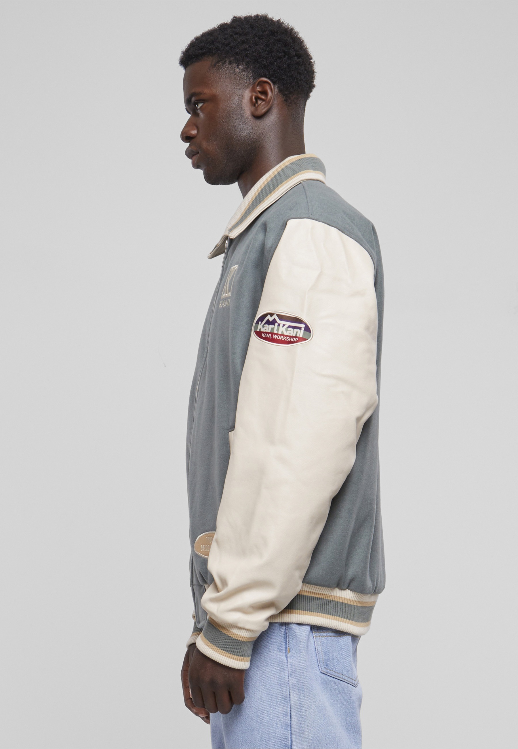 Karl Kani Collegejacke »Karl Kani Herren KM233-022-1 KK Og Block College Jacket« 1 Stk. tlg. ohne Kapuze