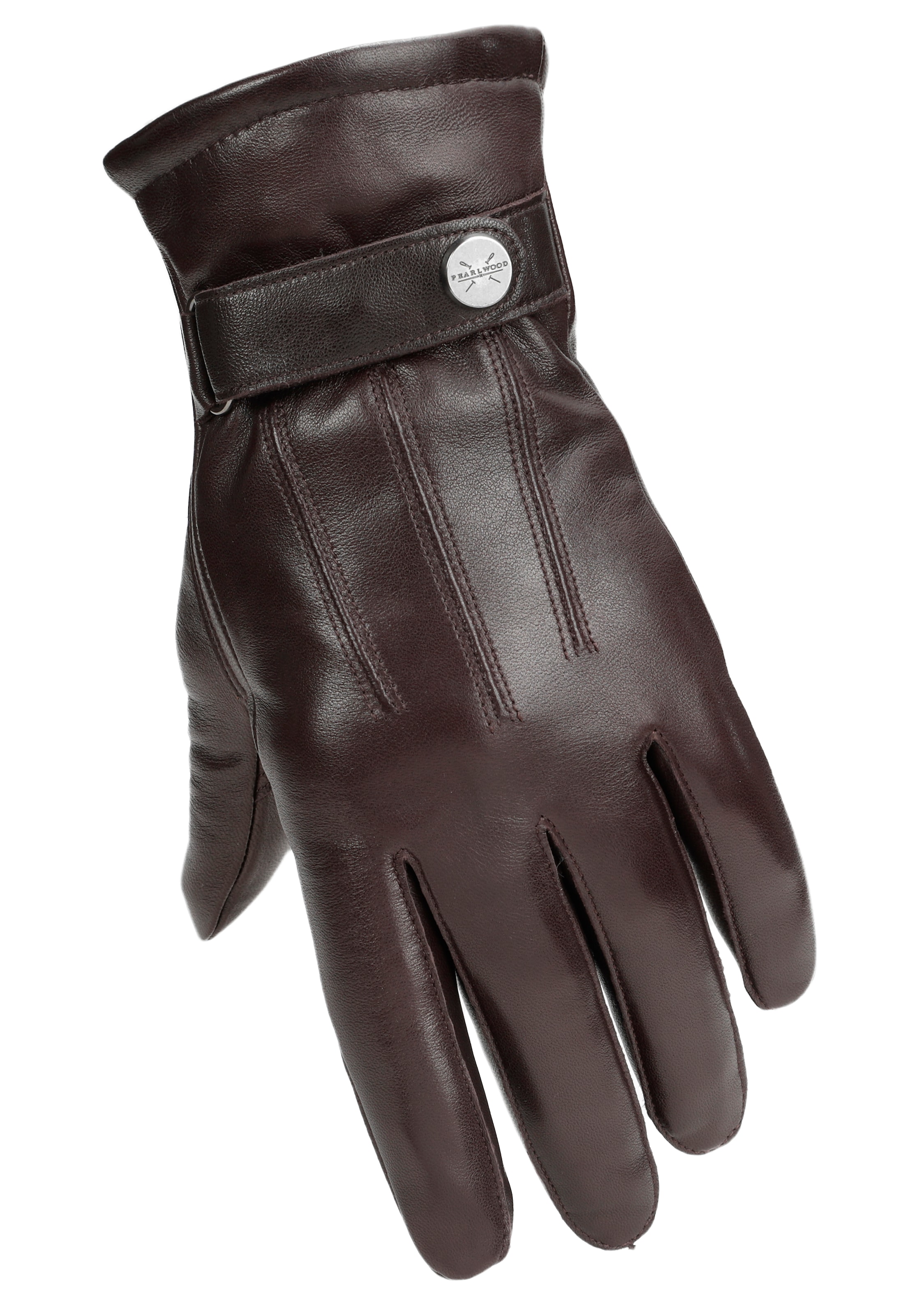 PEARLWOOD Lederhandschuhe »BROOKS« 1 Paar,  weiches Innenfutter, Wollanteil, verstellbarer Lederriegel