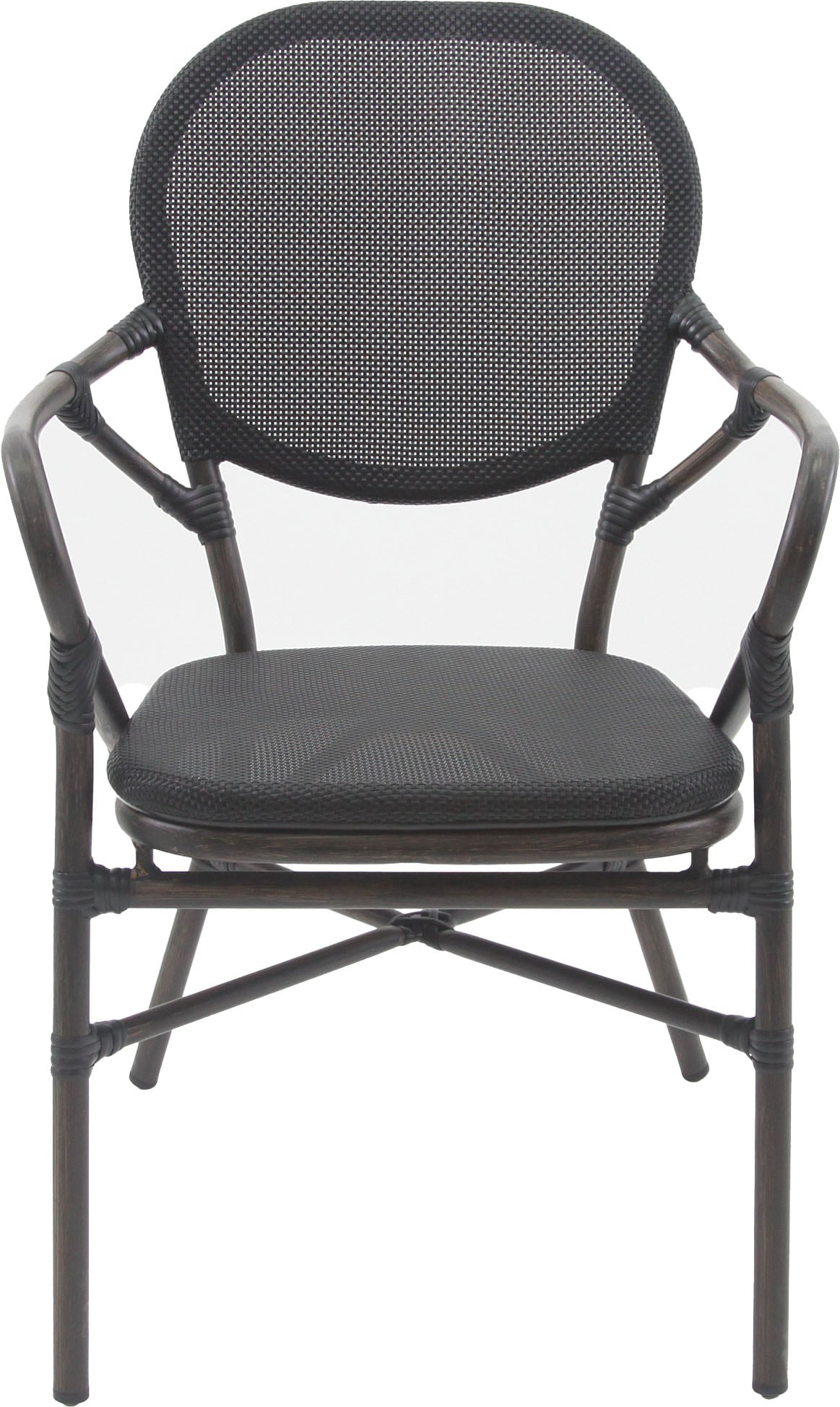 Essentials Bistrostuhl "Tango" () 1 Textil – Wenige, schwarz Mesh günstig online kaufen