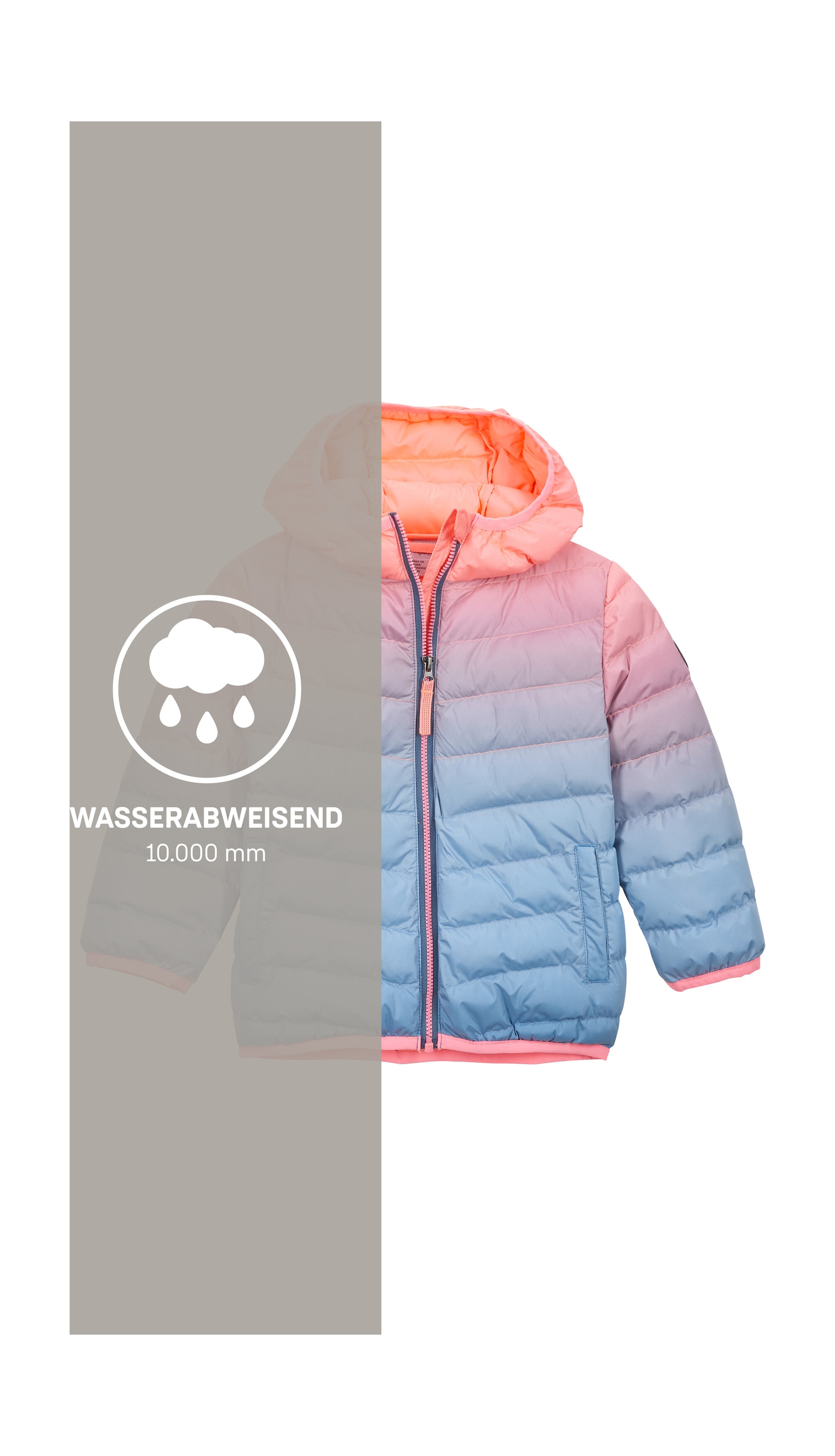 first instinct by killtec Steppjacke »FIOS 16 MNS QLTD JCKT« Leichte Steppjacke mit Farbverlauf und Teflon EcoElite™ Imprägnierung