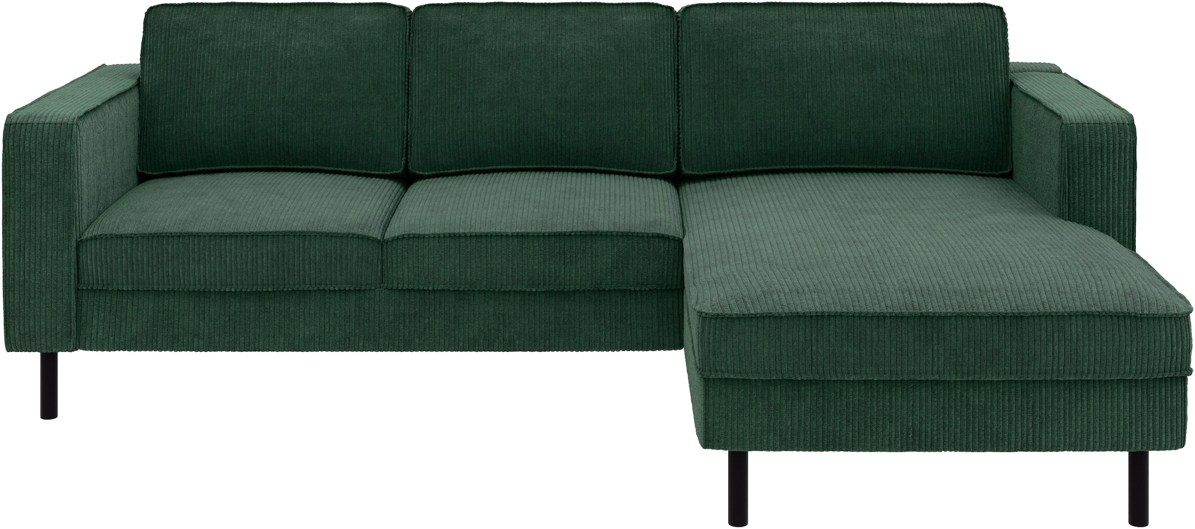TRENDMANUFAKTUR Ecksofa »Watkins, Couch wahlweise mit Schlaffunktion & Bettkasten, auch in Cord«, Recamiere beidseitig montierbar, Sofa in L-Form, Breite 232 cm