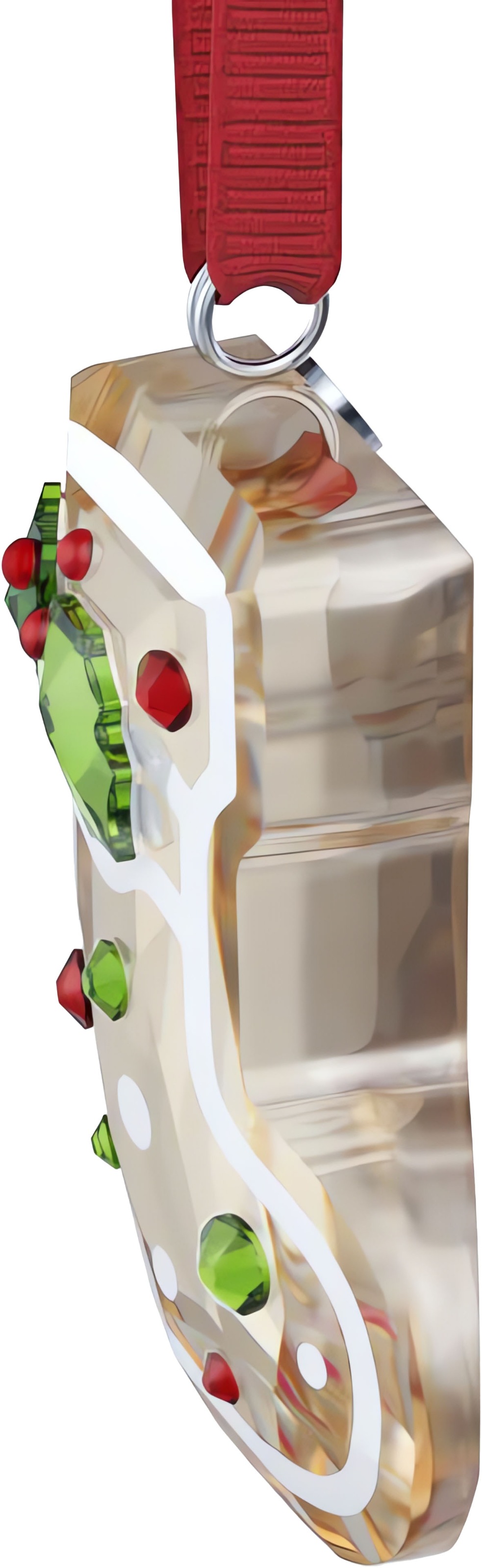 Swarovski Dekohänger »Sammelfigur Holiday Cheers Lebkuchen Nikolausstiefel Ornament, 5681581«, (1 St.), Swarovski® Kristall
