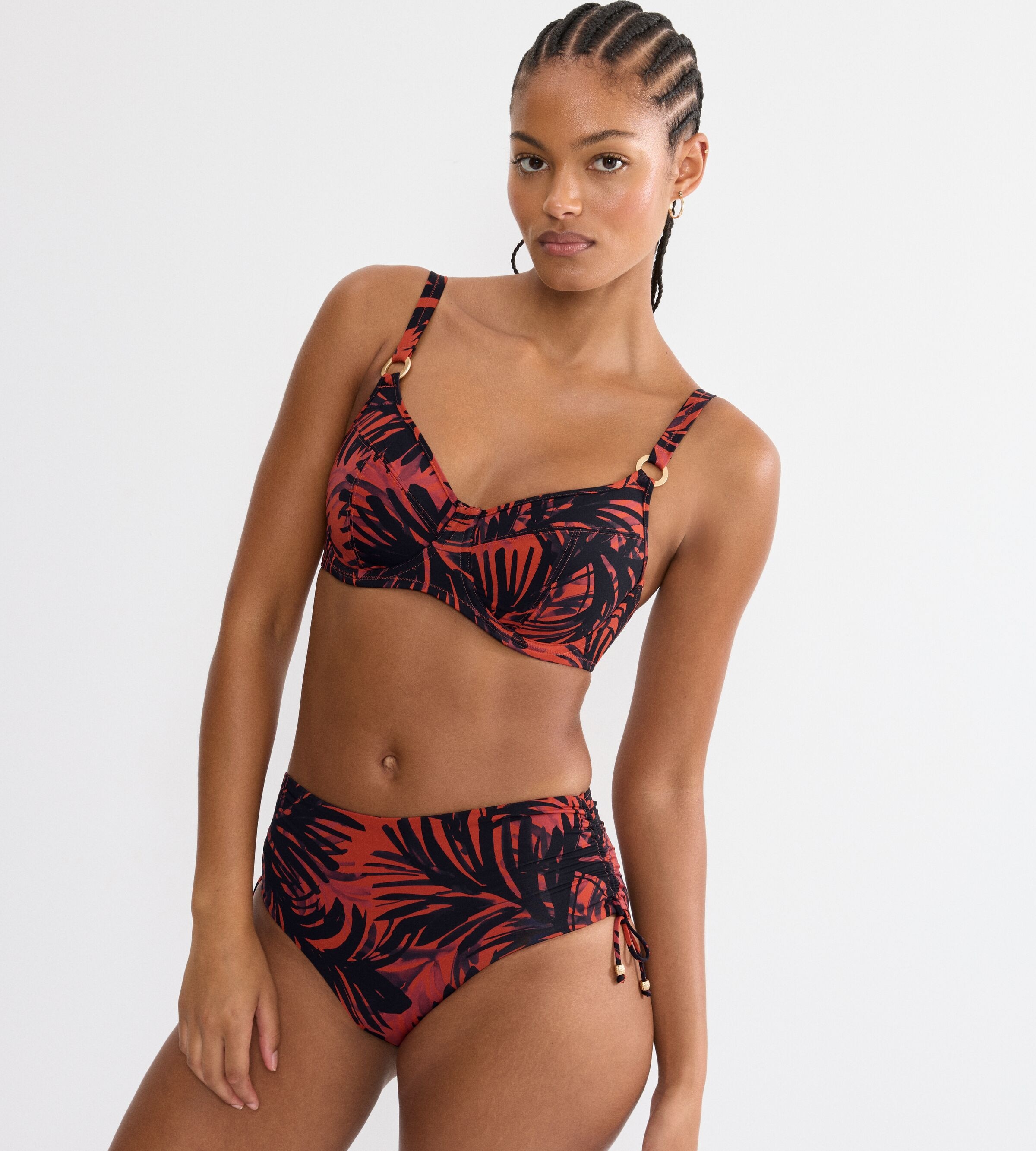 Triumph Bügel-Bikini-Top "Summer Palm W 01" Minimizer - verkleinert die Bru günstig online kaufen