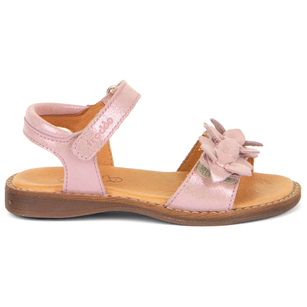 froddo® Sandale »Lore Flowers«, Sommerschuh, Klettschuh, Sandalette, mit zwei Klettverschlüsse