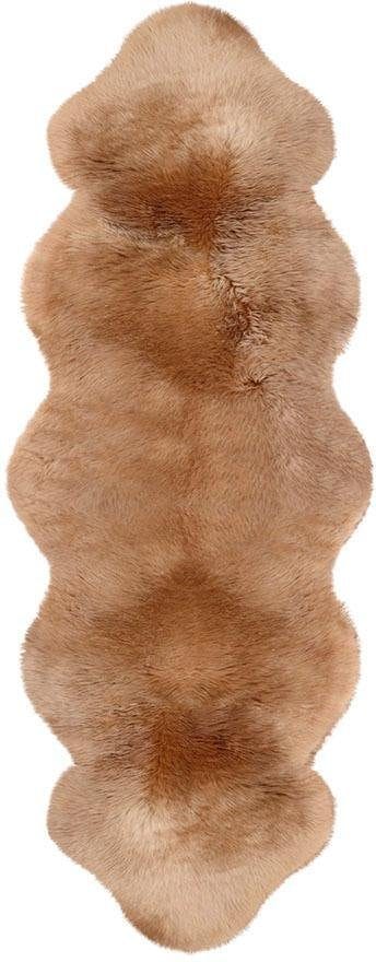Heitmann Felle Fellteppich "Doppel-Lammfell - Premium Qualität" fellförmig 70 mm Höhe echtes Austral. Lammfell, besonders weich, auch ideal als Bettvorleger
