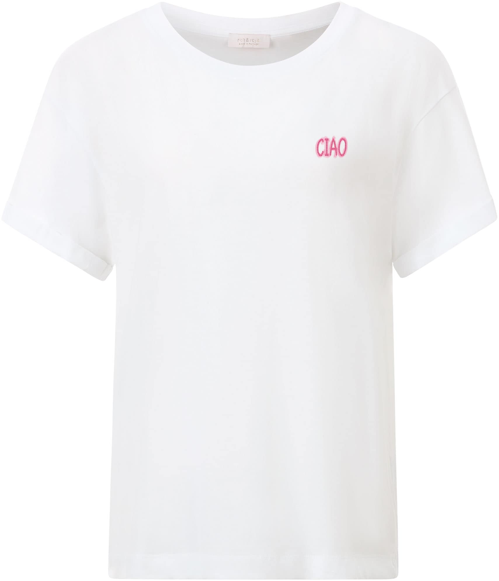 RICHROYAL T-Shirt, mit modischem Schriftzug