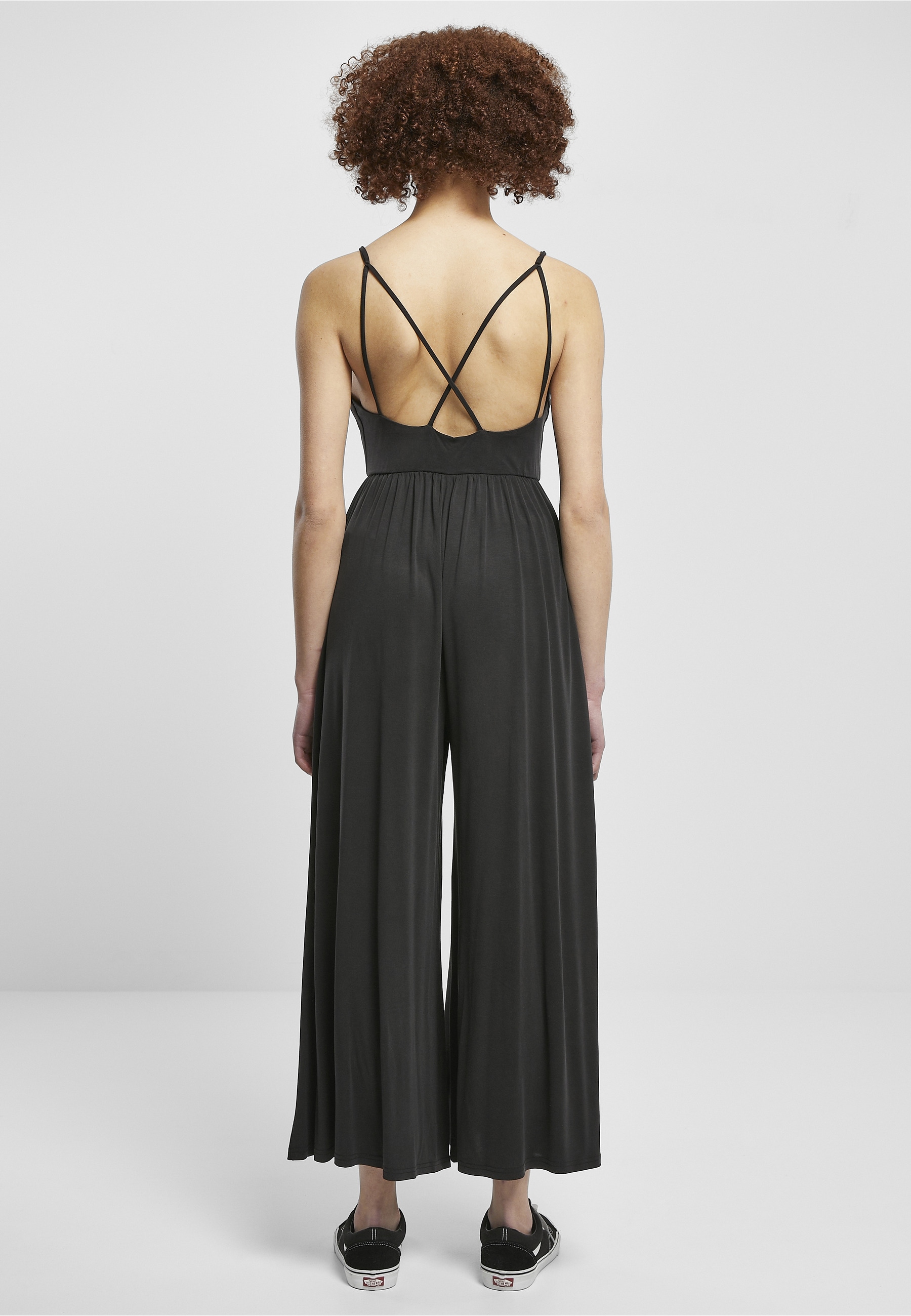 URBAN CLASSICS Jumpsuit »Urban Classics Damen Ladies Modal Spaghetti Jumpsuit« 1 Stk.