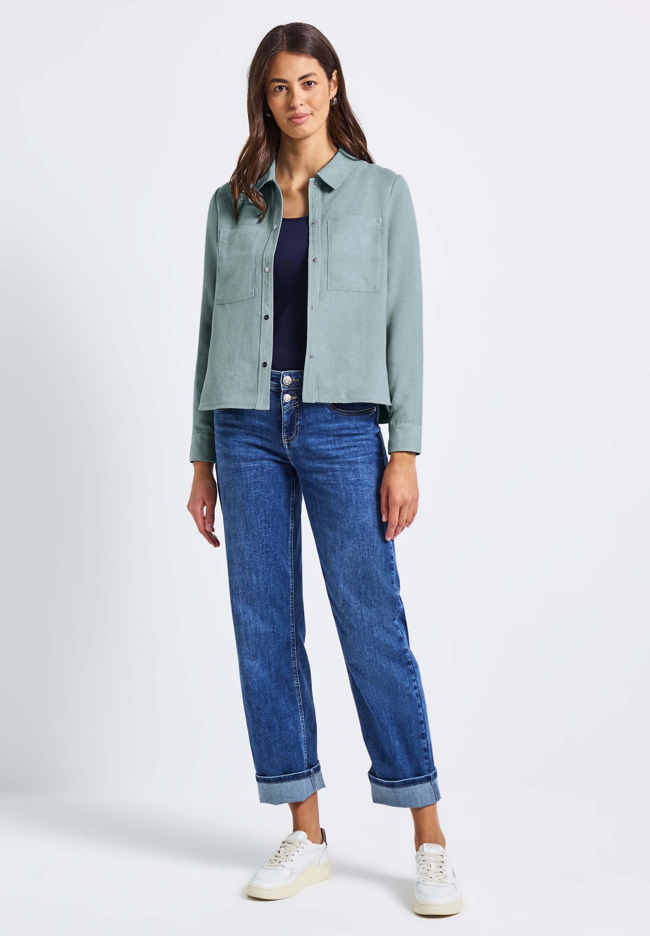 STREET ONE Kurzjacke, ohne Kapuze, mit Brusttaschen
