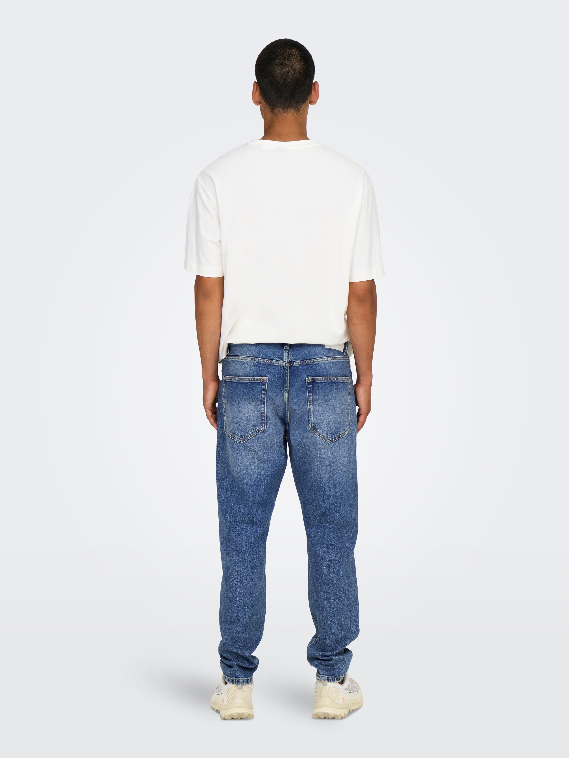 ONLY & SONS Tapered-fit-Jeans "ONSYOKE TAPERED MB 9360 DOT DNM NOOS" günstig online kaufen