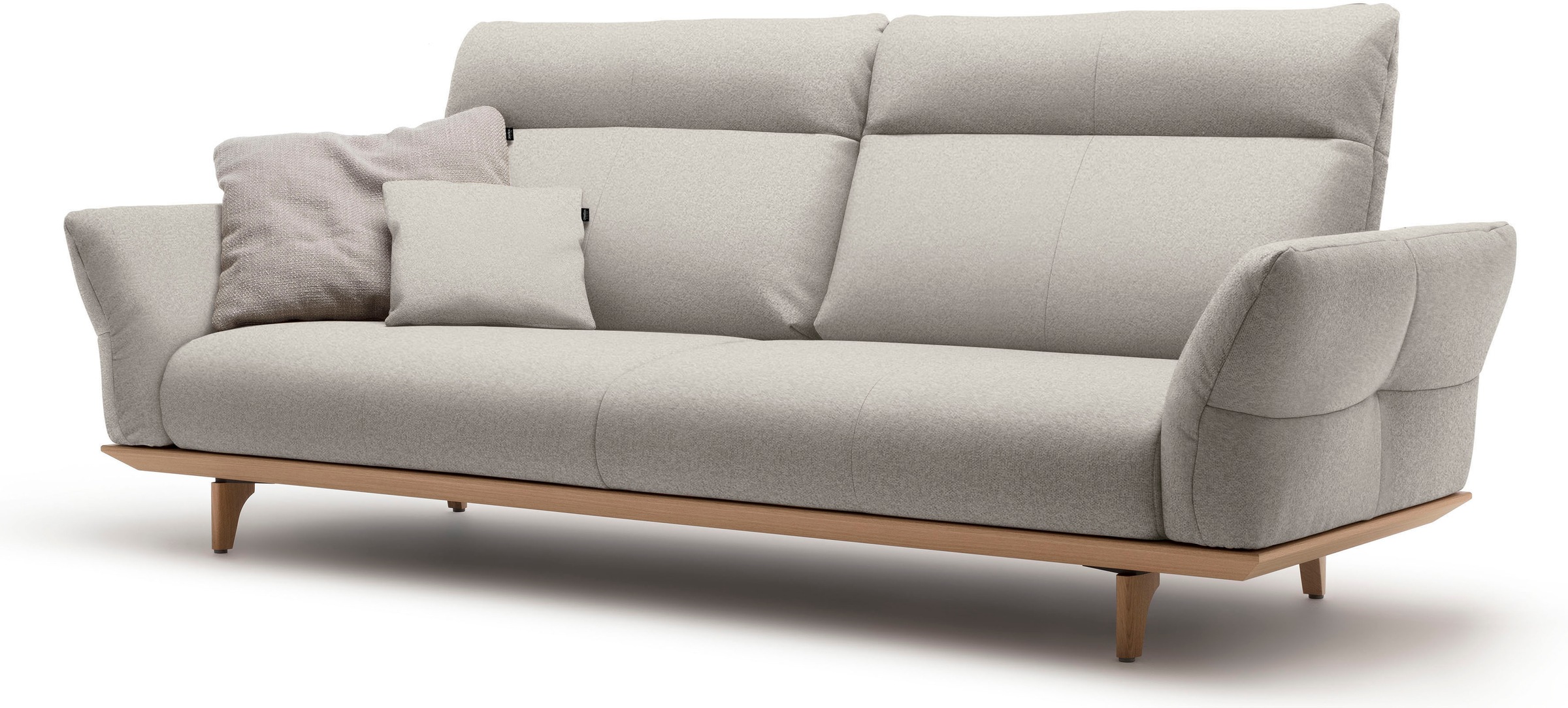 Creation BY ROLF BENZ 3,5-Sitzer "CR.460", Sockel in Eiche, Füße Eiche natu günstig online kaufen