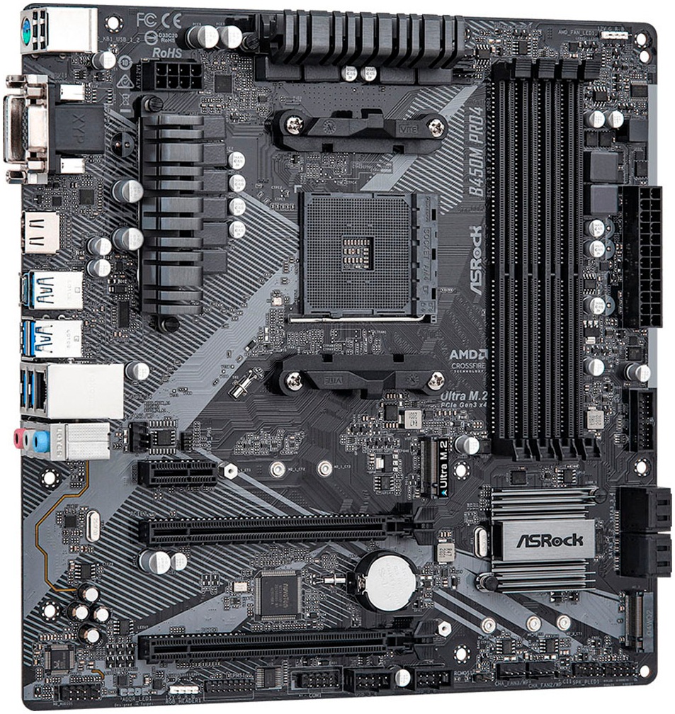 Asrock Mainboard »B450M Pro4 R2.0«