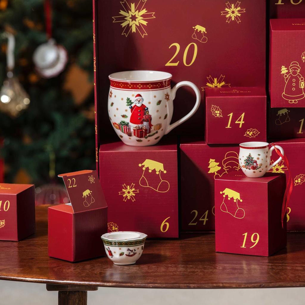 Villeroy & Boch Adventskalender »Adventskalender 2025 Christmas Toy's Memory bunt« für Erwachsene