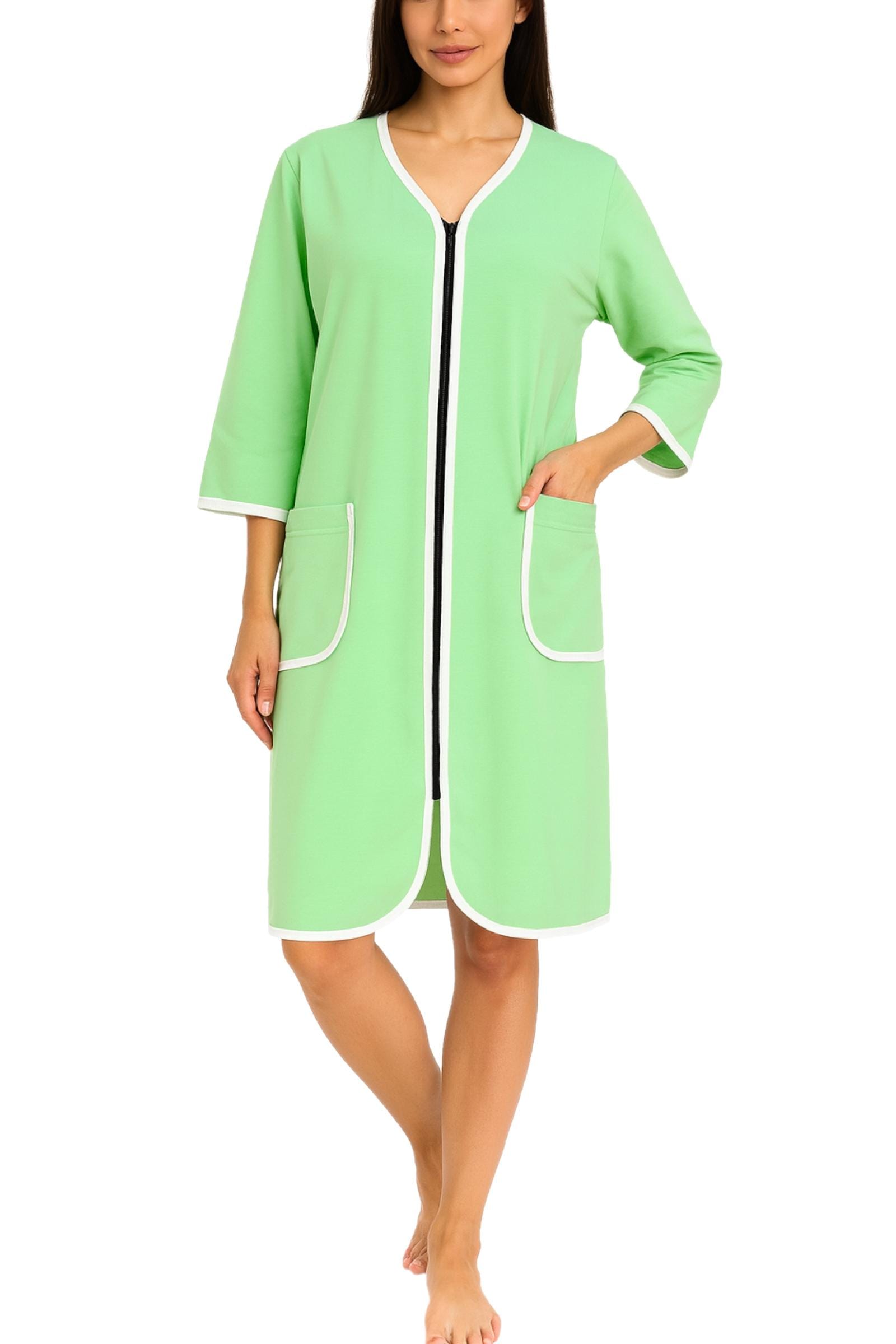 AQUARTI Damenbademantel "Bademantel Aquarti Damen Bademantel mit Reißversch günstig online kaufen