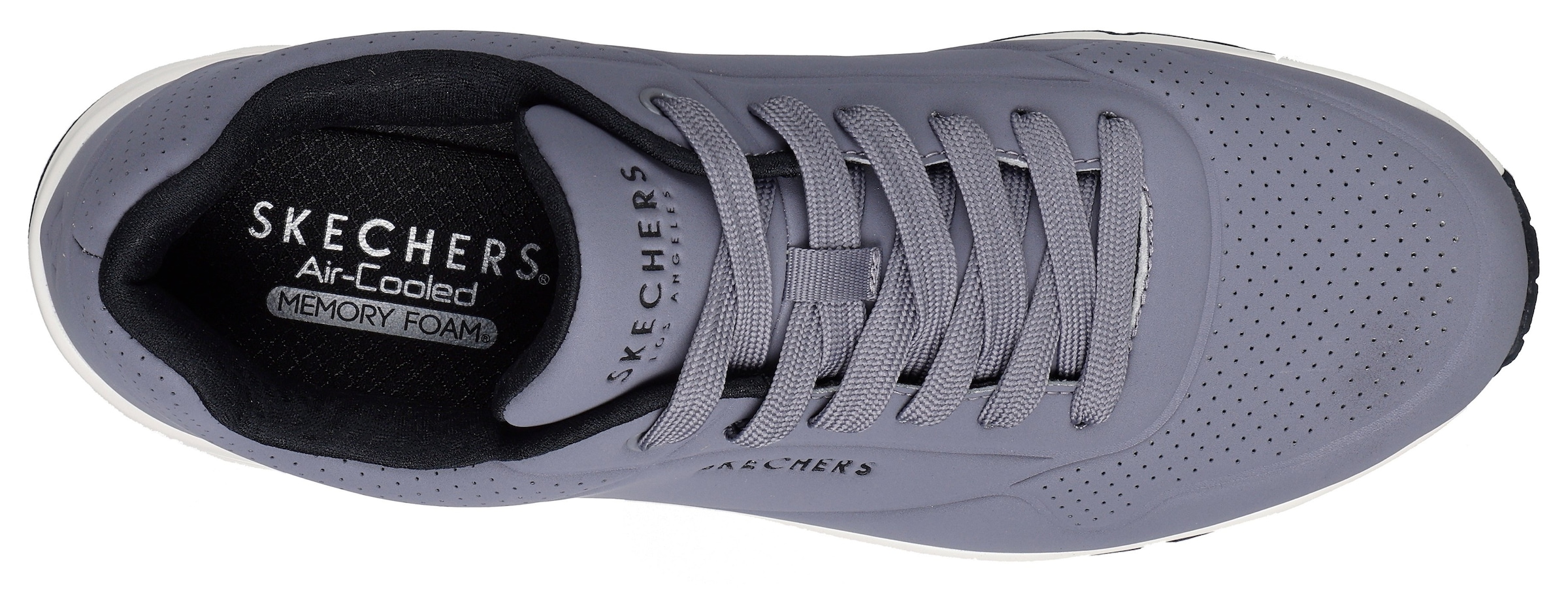 Skechers Sneaker »Uno - Stand on Air«, Freizeitschuh, Halbschuh, Schnürschuh mit Air-Cooled Memory Foam