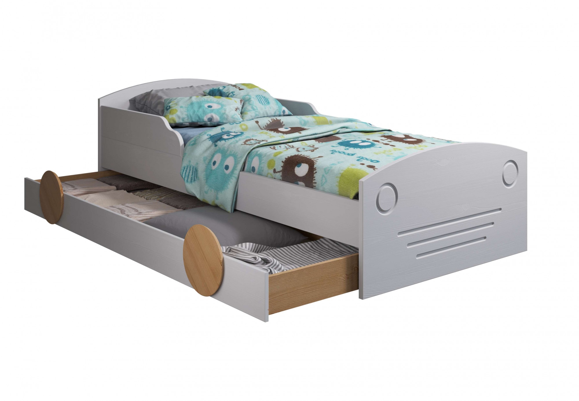 OTTO home Kinderbett "Levke" aus massiver Kiefer, 90x160 cm, inklusive Schu günstig online kaufen