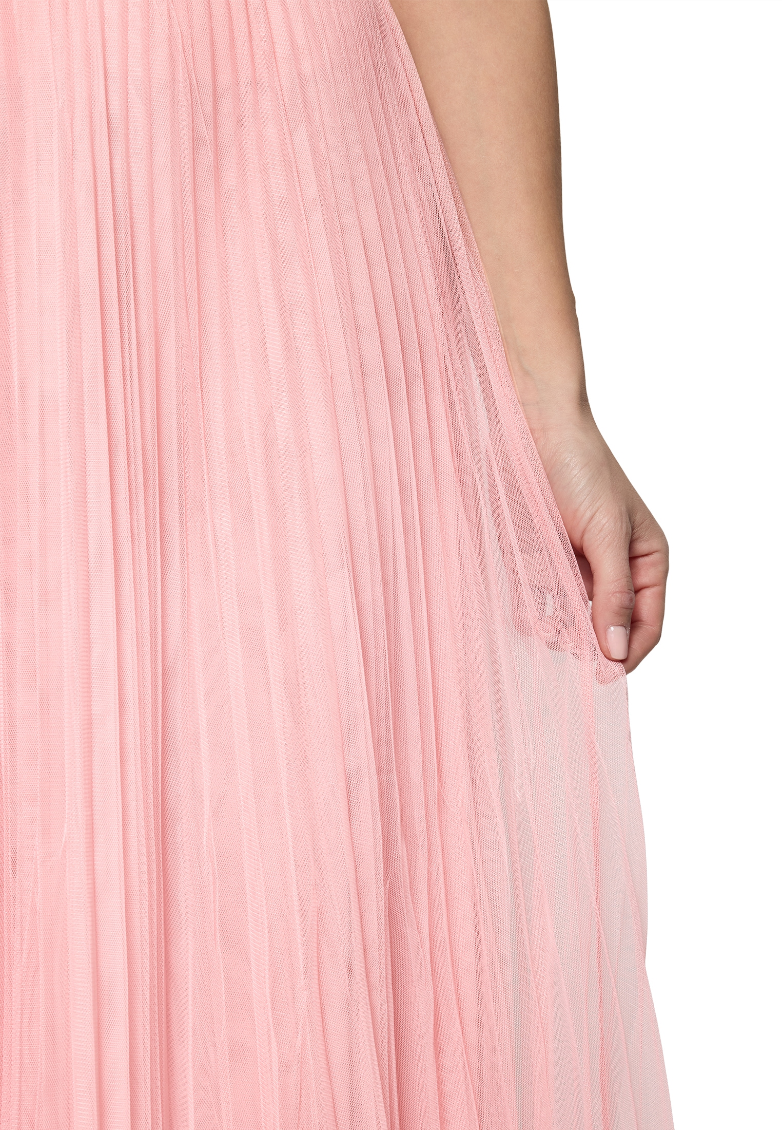 Zero Midirock »Damen mit Gummibund« Falten