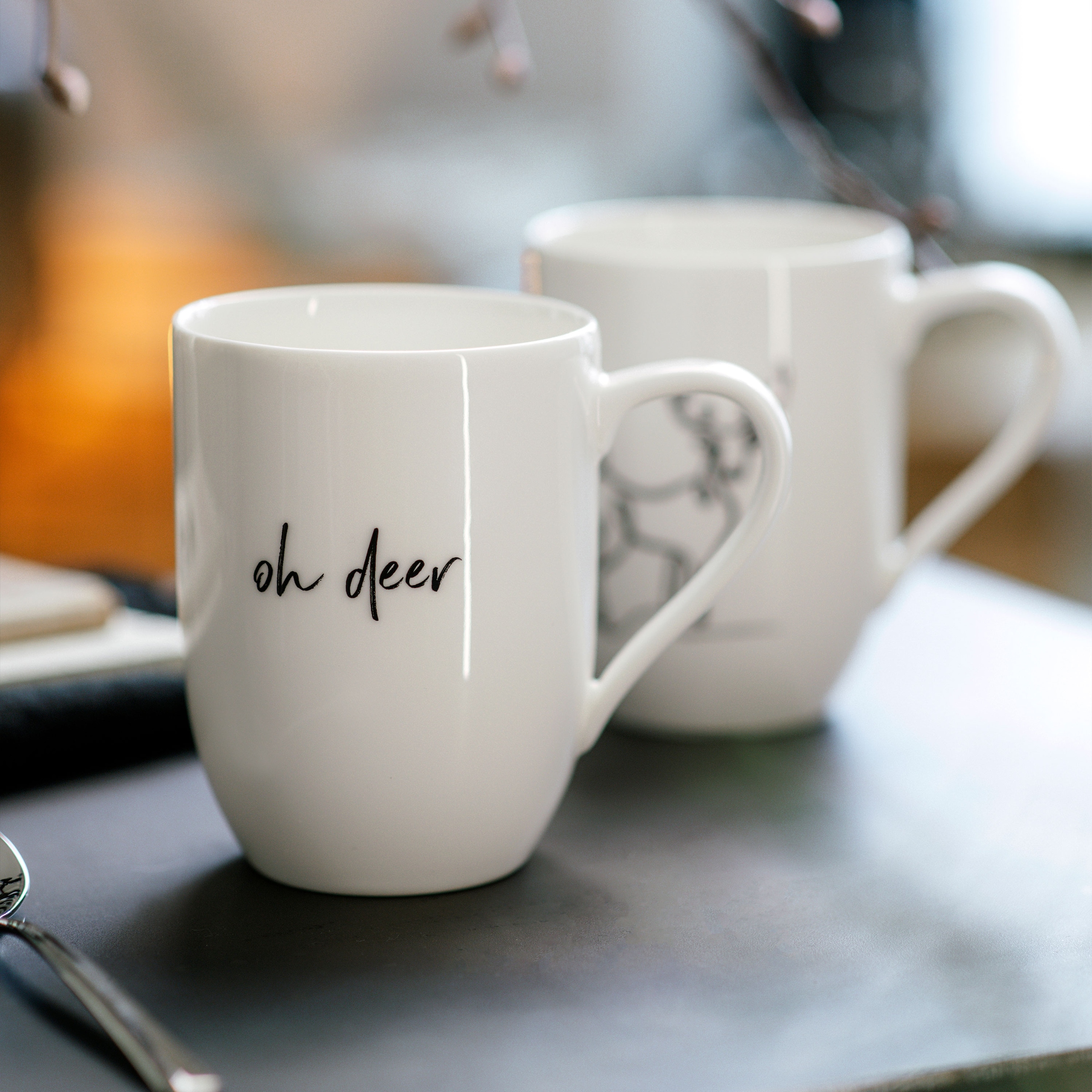 Villeroy & Boch Becher »Statement Tassen- und Becherset Reindeer, 2-tlg.« Premium Porzellan
