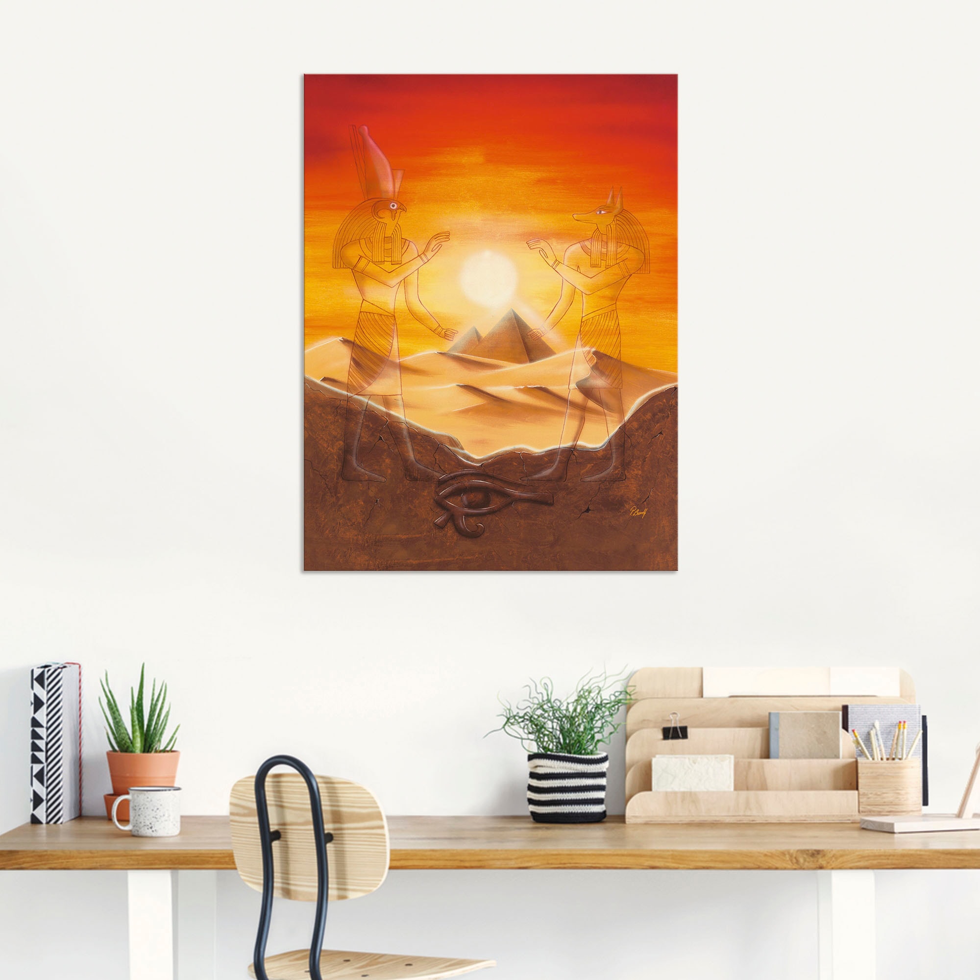Artland Wandbild »Ägypten«, Afrika, (1 St.), als Alubild, Outdoorbild, Leinwandbild, Poster, Wandaufkleber