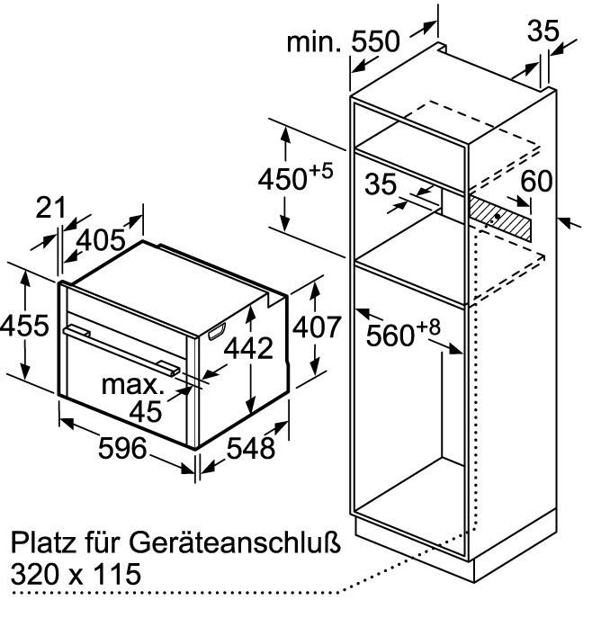 NEFF Einbaubackofen »C15CR22N2«, N 70, C15CR22N2, mit Teleskopauszug nachrüstbar, easyClean, CircoTherm®-Heißluft