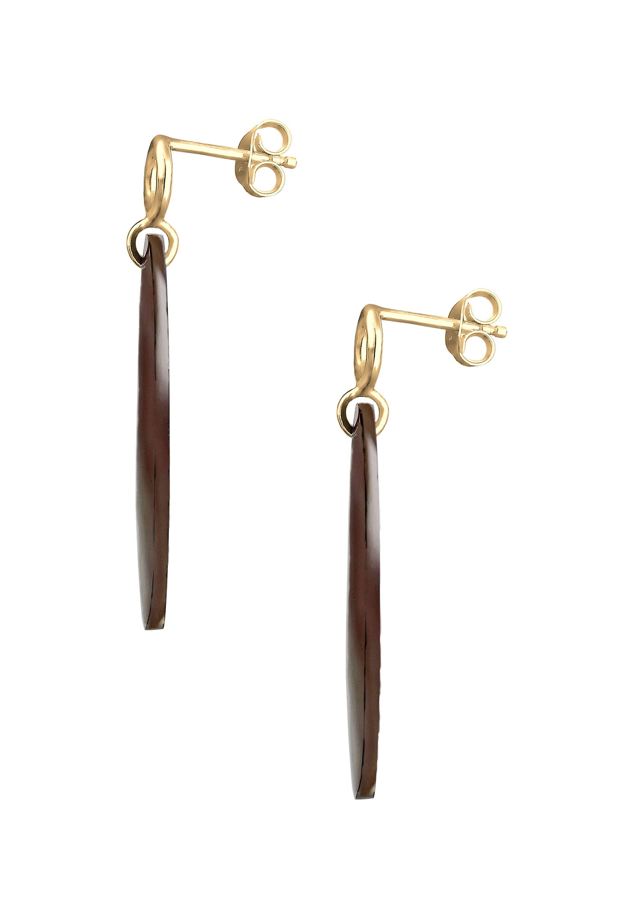 Elli Paar Ohrhänger »Hänger Perlmutt-Scheibe Schimmernd 925 Silber«