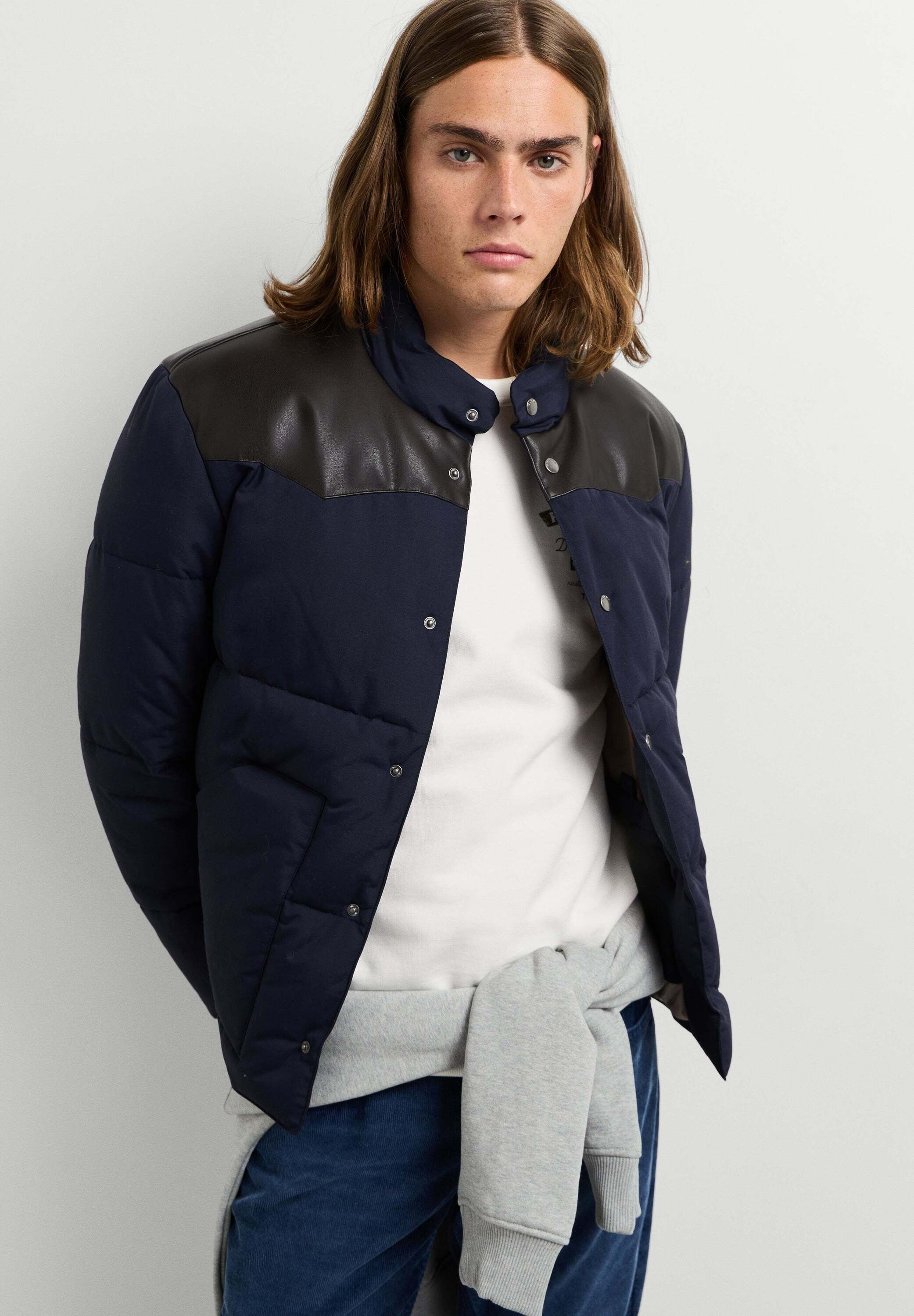 Pepe Jeans Wintermantel "winter coat CONTRAST YOKE PUFFER"