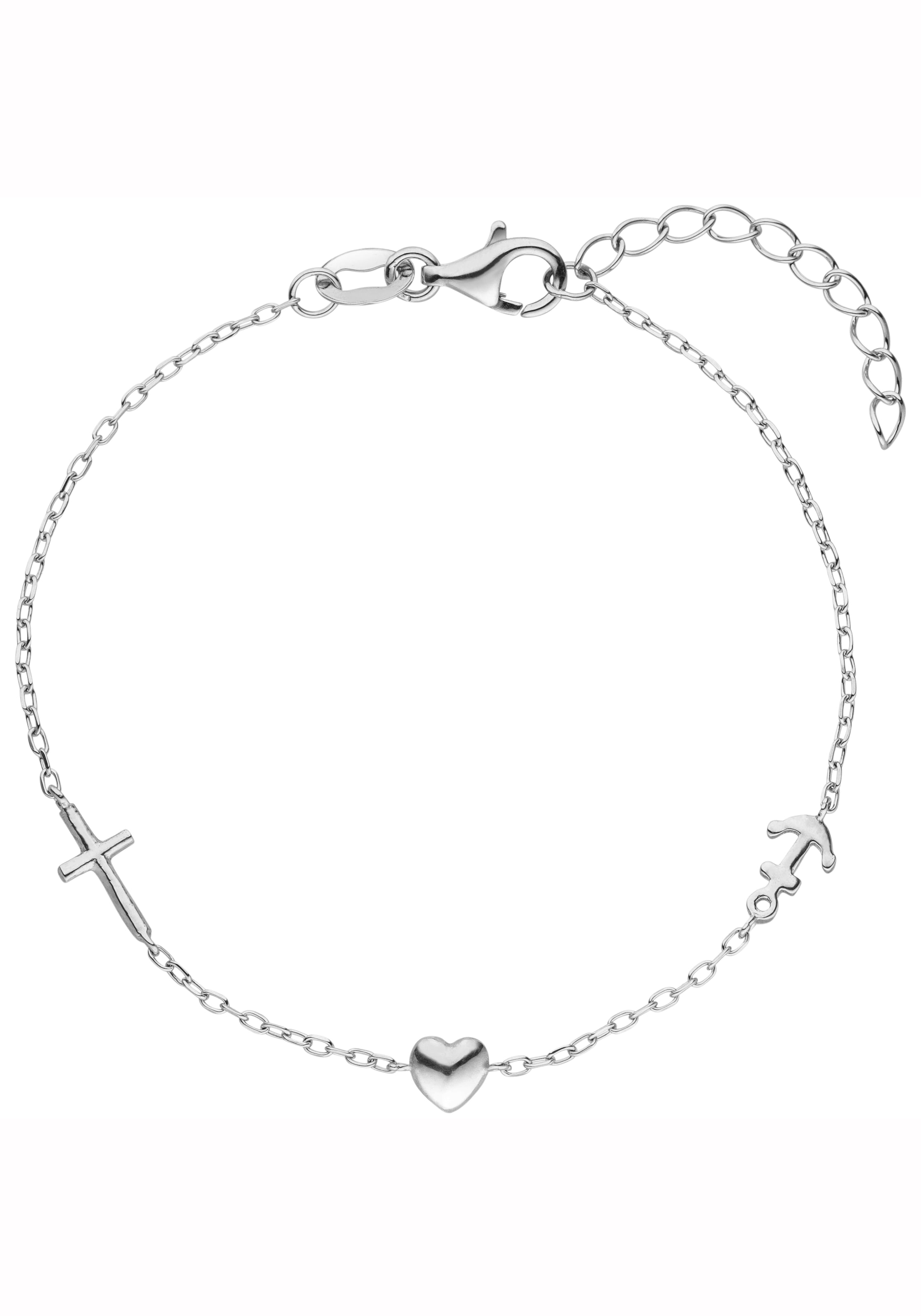JOBO Armband »Glaube Liebe Hoffnung«, 925 Silber 19 cm online bestellen |  BAUR