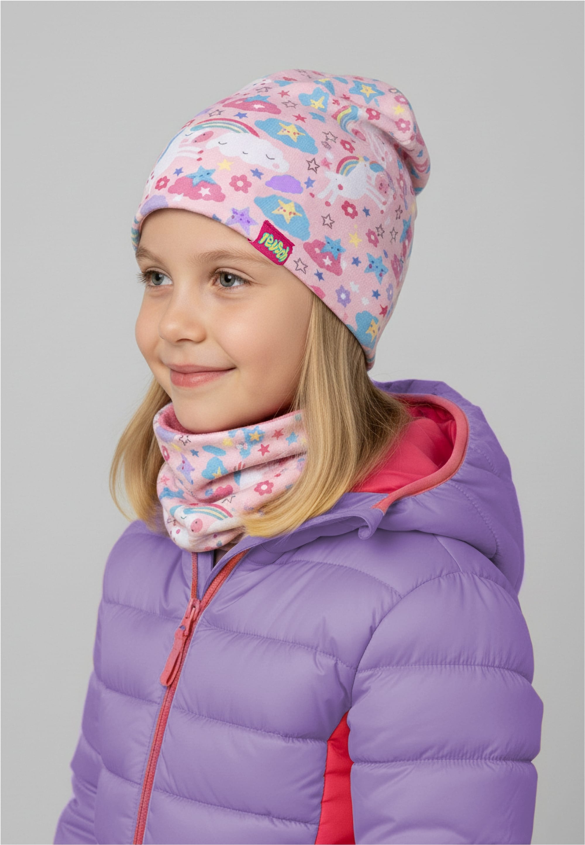 Reusch Beanie »Reusch Kids Hat and Scarf Set« im niedlichen Design