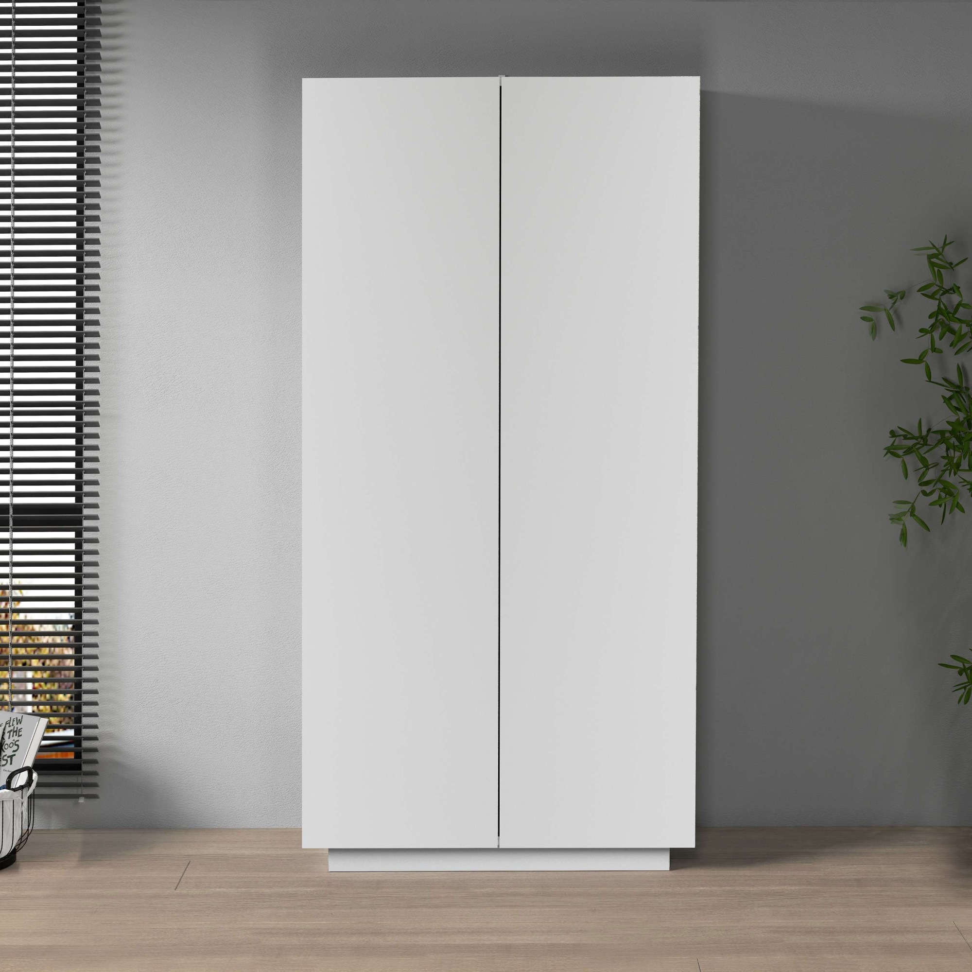 Home affaire Aktenschrank "Essential, Mehrzweckschrank, Büroschrank mit 2 Türen" & verstellbaren Einlegeböden, Höhe 86 oder 166 cm, Made in Italy