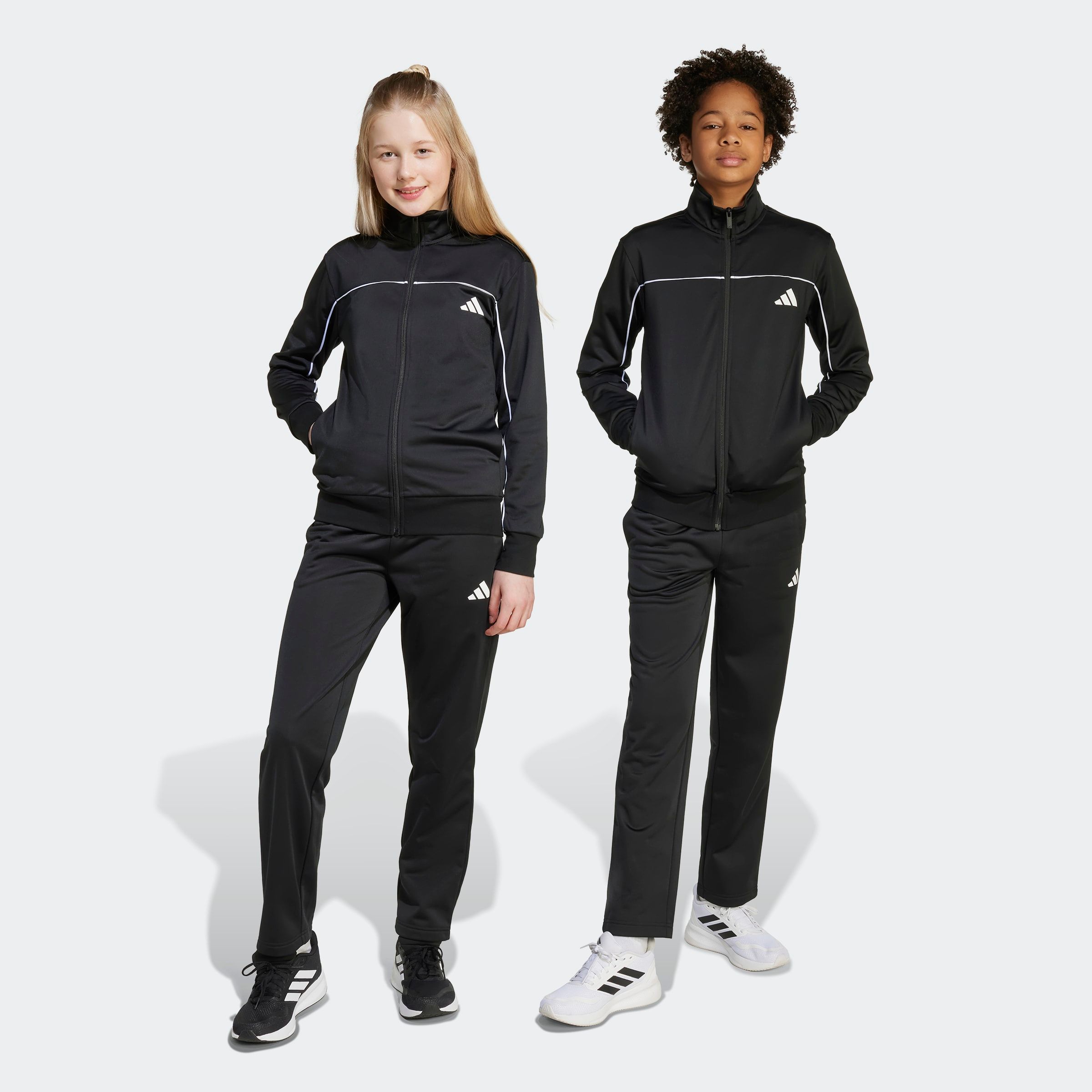 adidas Sportswear Trainingsanzug "J CP TR TS" 2 Stk. für Kinder und Teens, zweiteiliges Set, mit Stehkragen